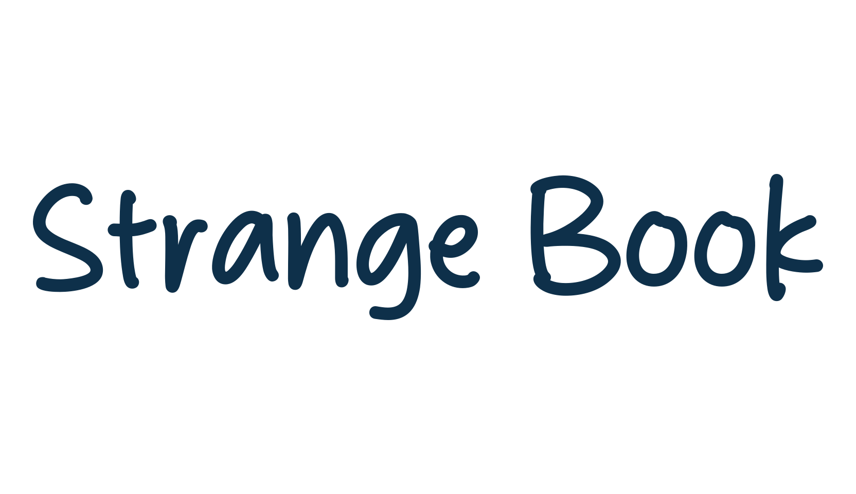 Strange Book, script handwritten fancy decorative calligraphy font preview