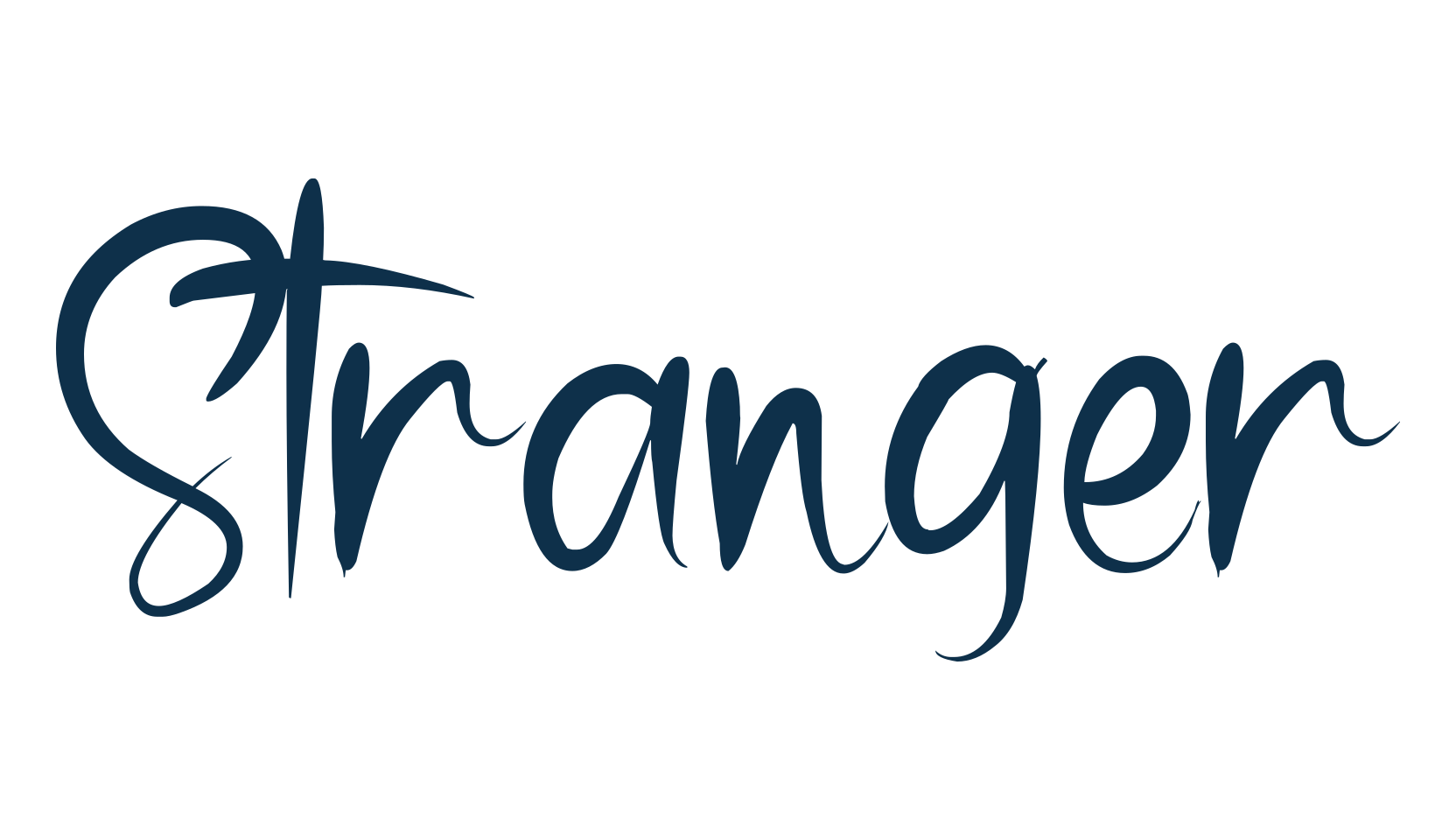 Stranger (stranger-2), script brush fancy decorative calligraphy font preview
