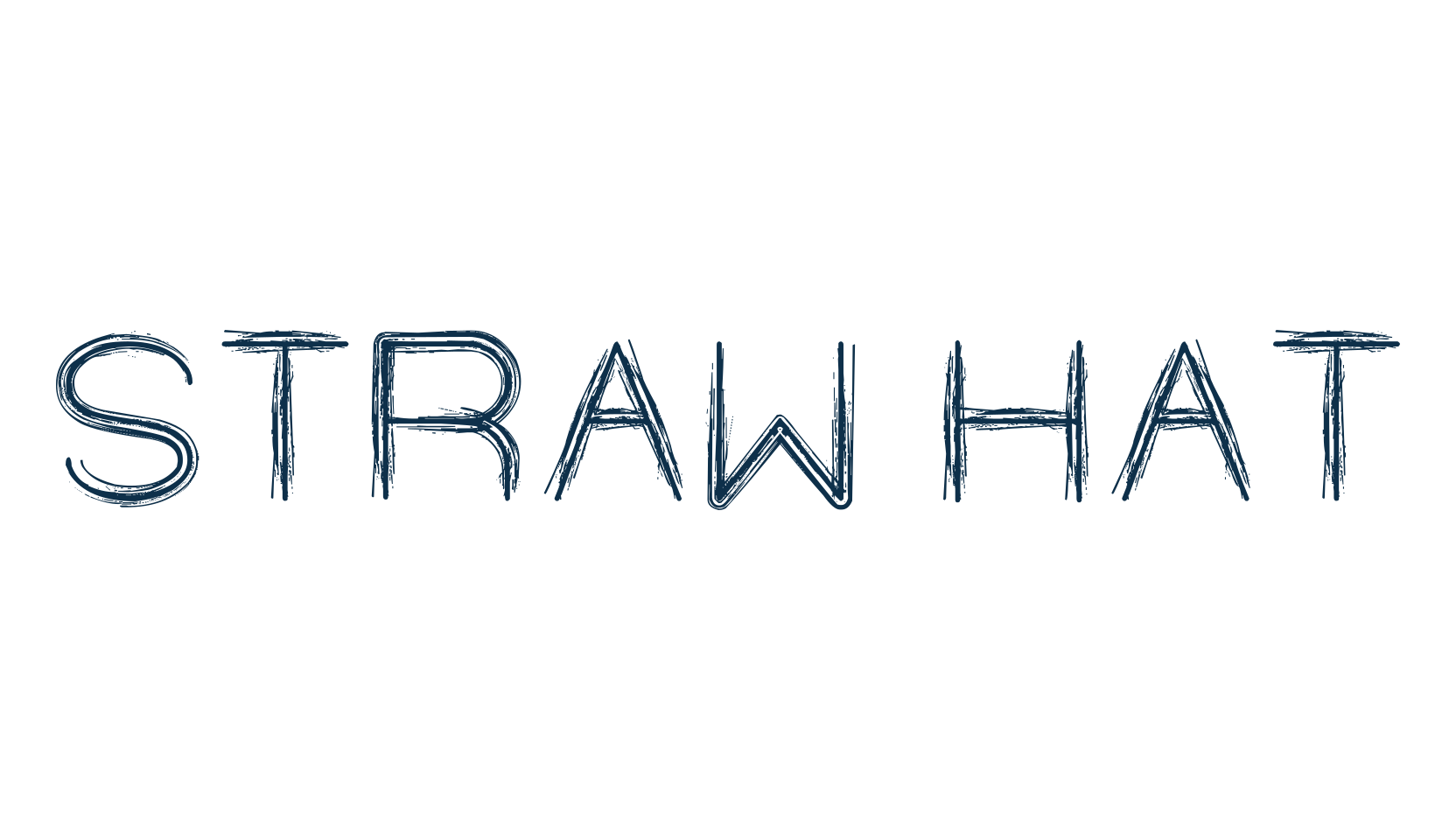 Straw Hat, eroded font preview