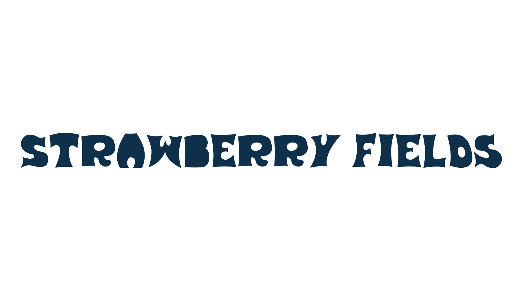 Strawberry Fields, groovy font preview