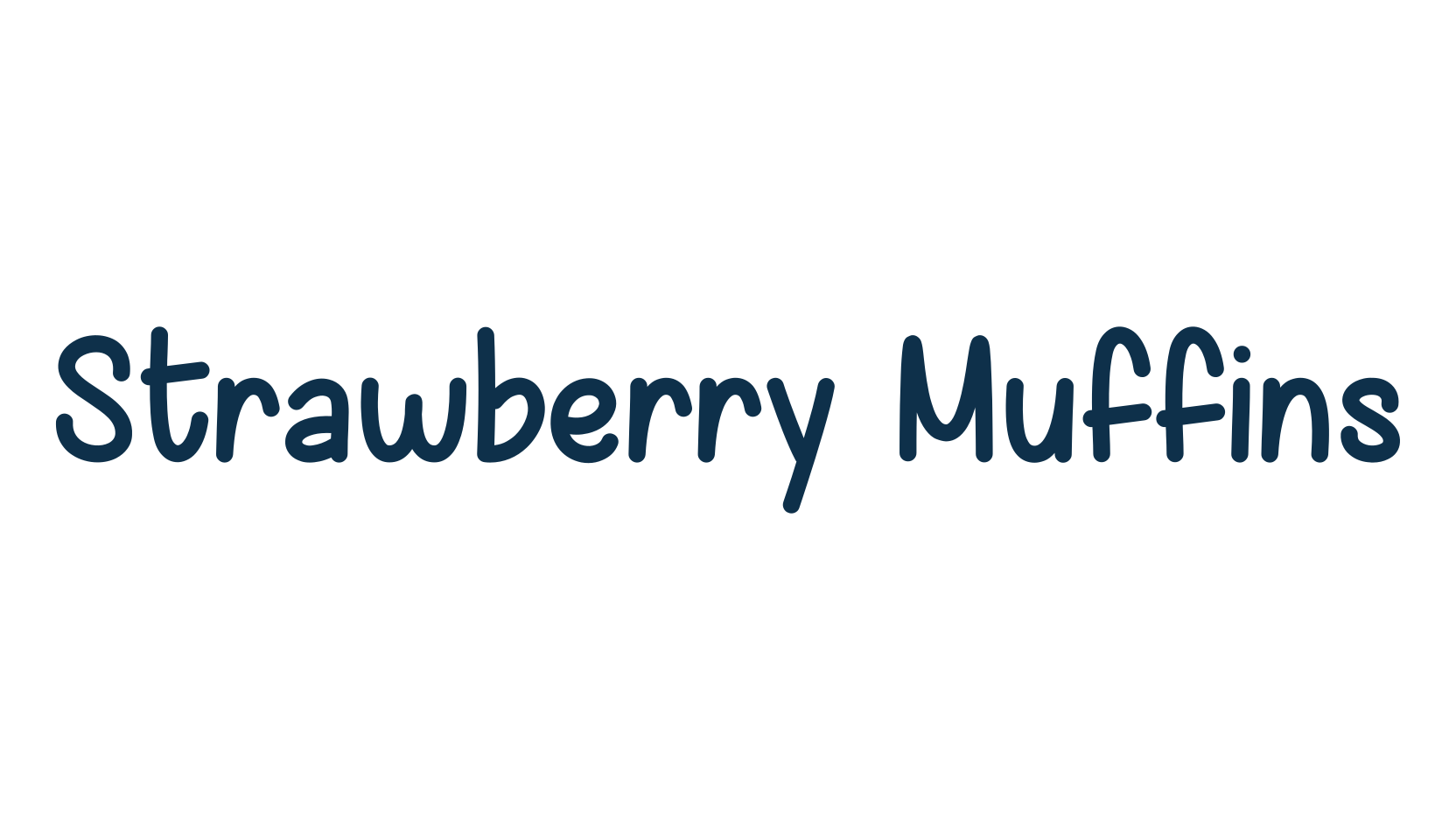 Strawberry Muffins, script handwritten fancy decorative calligraphy font preview