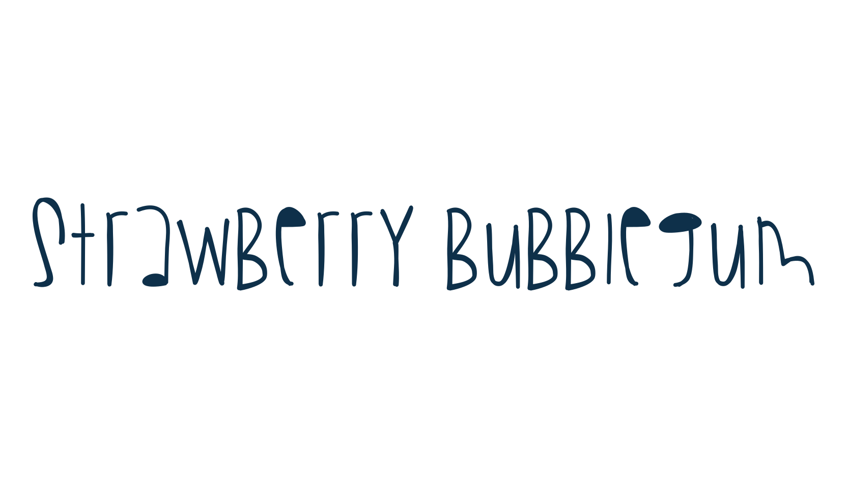 Strawberry Bubblegum (strawberrybubblegum), fancy various decorative script calligraphy font preview
