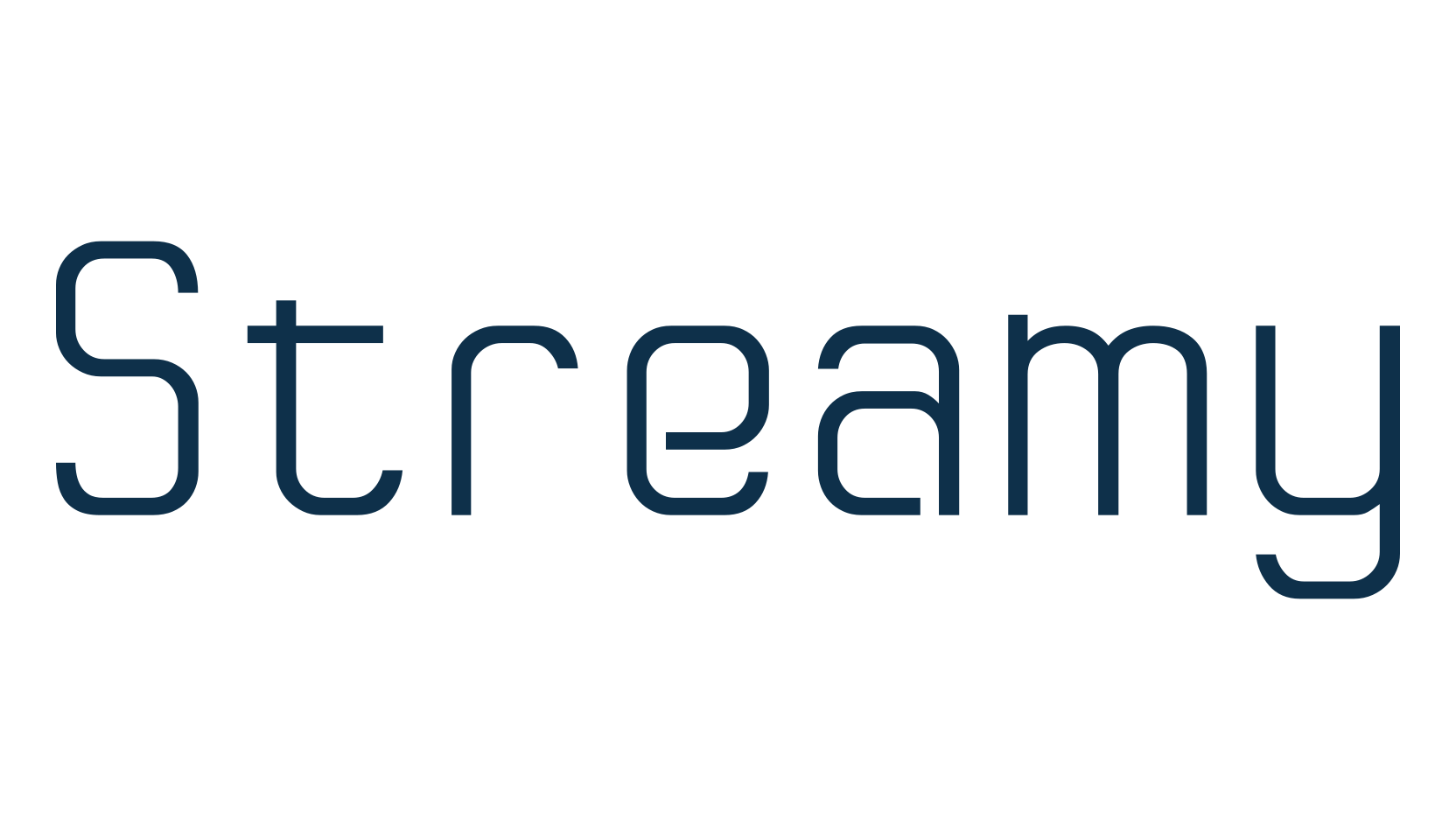 Streamy, basic sans serif font preview