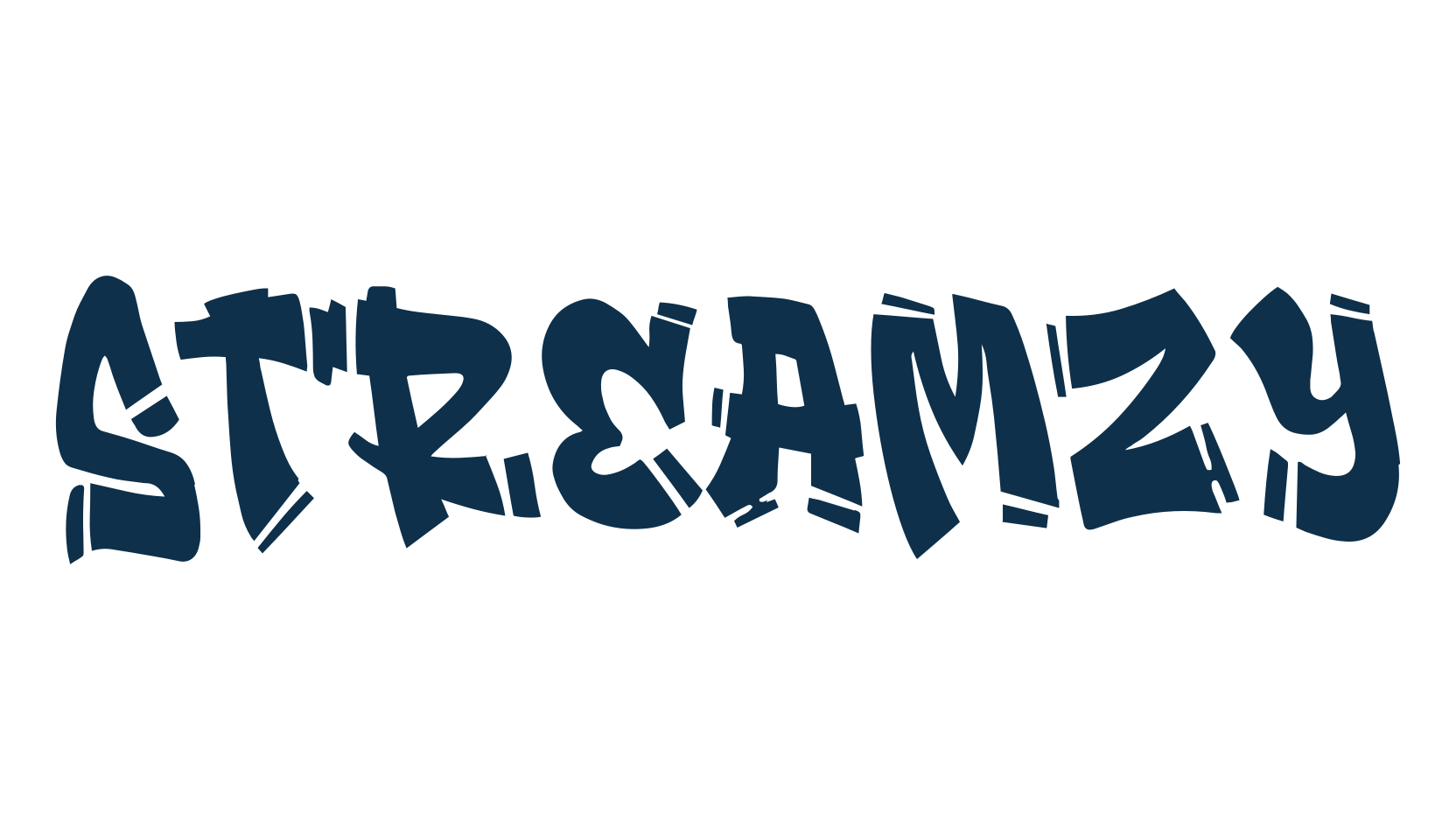 Streamzy, graffiti font preview
