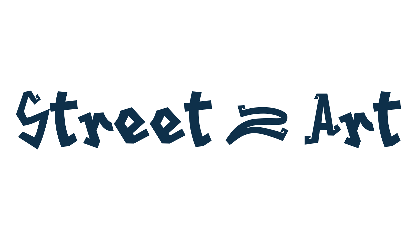 Street 2 Art, script graffiti fancy decorative calligraphy font preview
