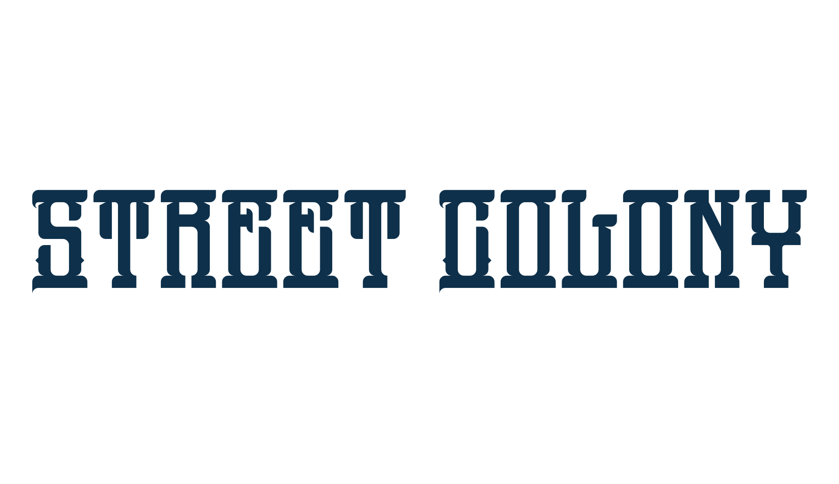 Street Colony, gothic modern font preview