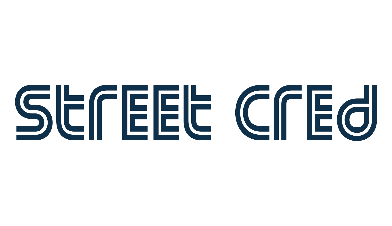 Street Cred, fancy retro decorative font preview