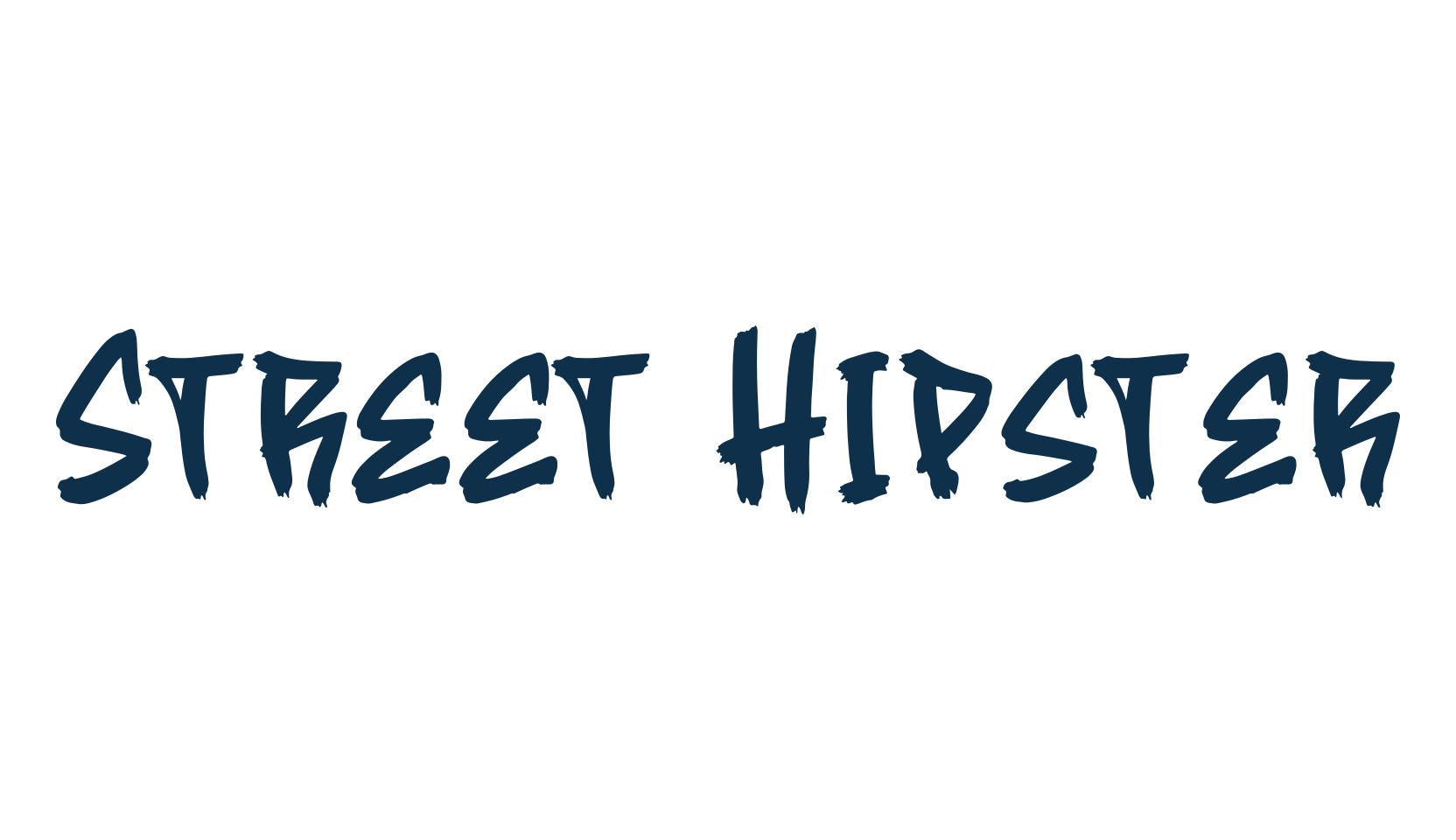 Street Hipster, graffiti font preview