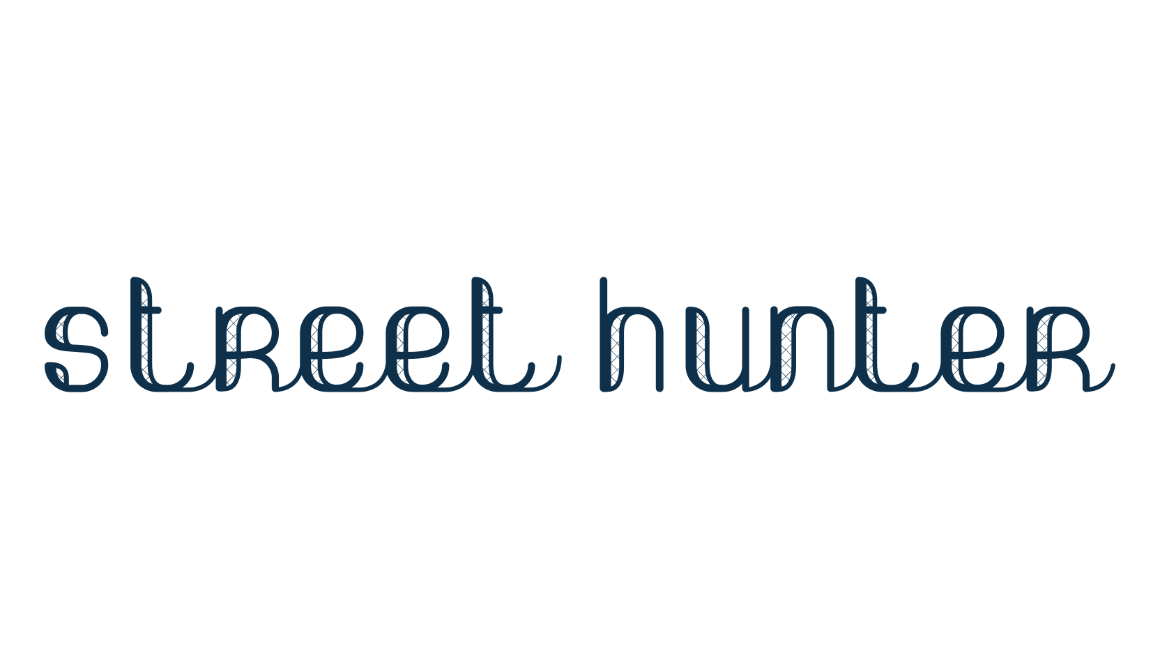 Street Hunter, fancy various decorative script calligraphy font preview