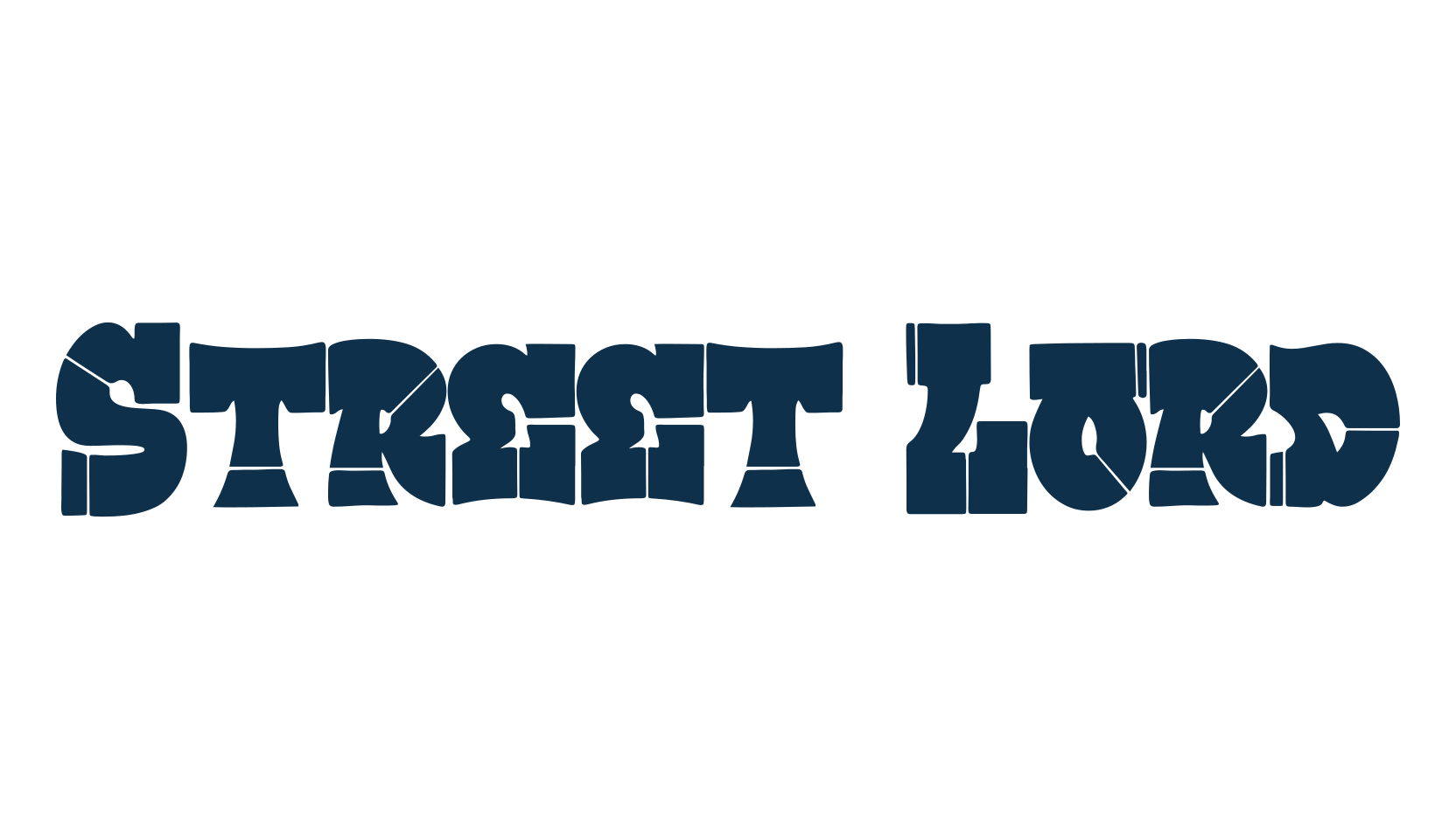 Street Lord, graffiti font preview