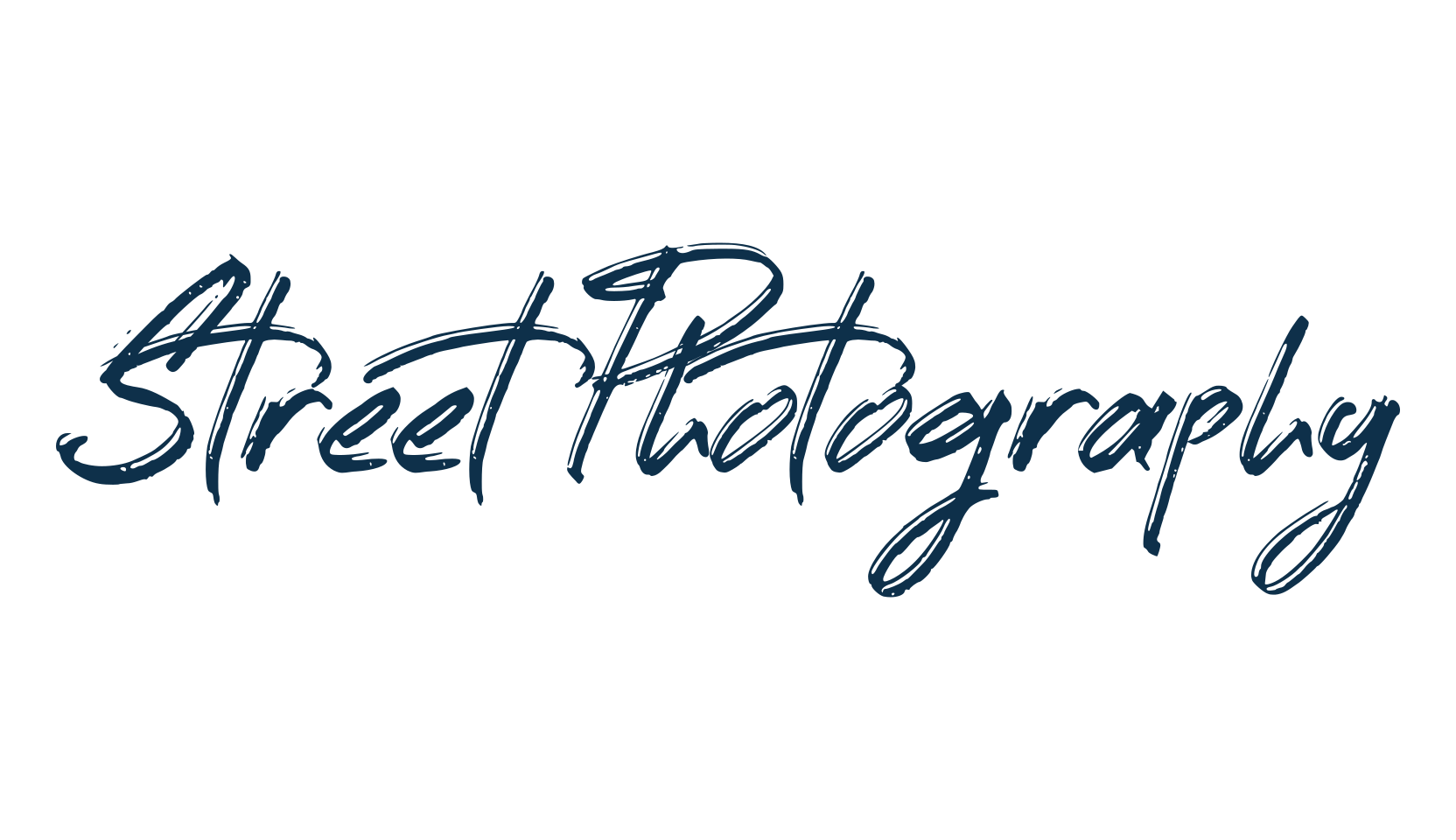 Street Photography, brush font preview