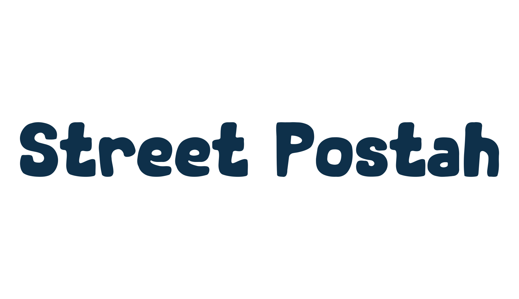 Street Postah, cartoon font preview