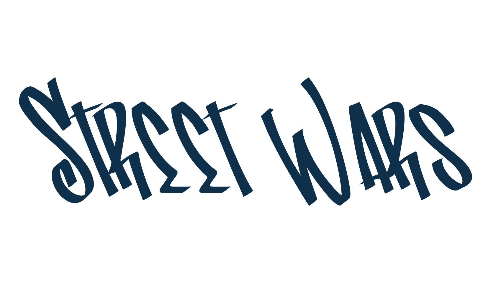 Street Wars, script graffiti fancy decorative calligraphy font preview