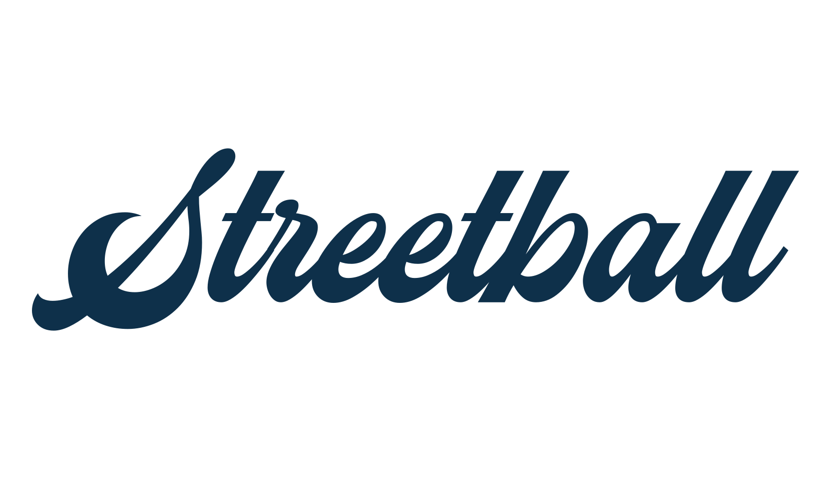 Streetball, old school font preview
