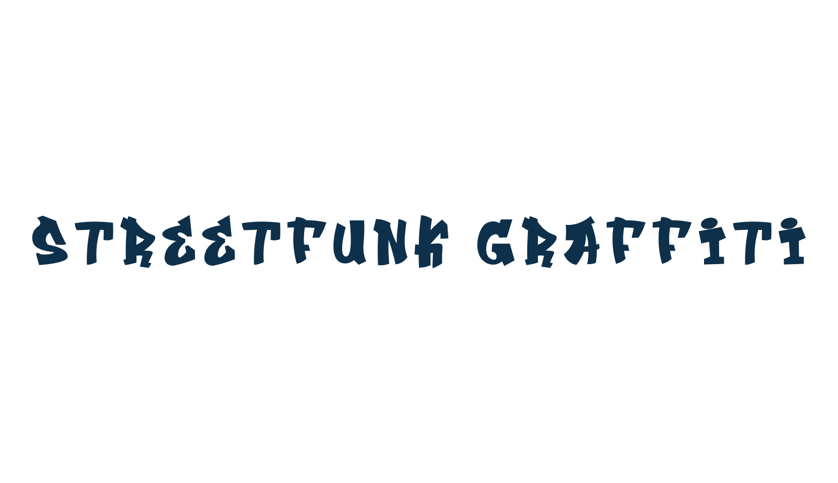 Streetfunk Graffiti, graffiti font preview