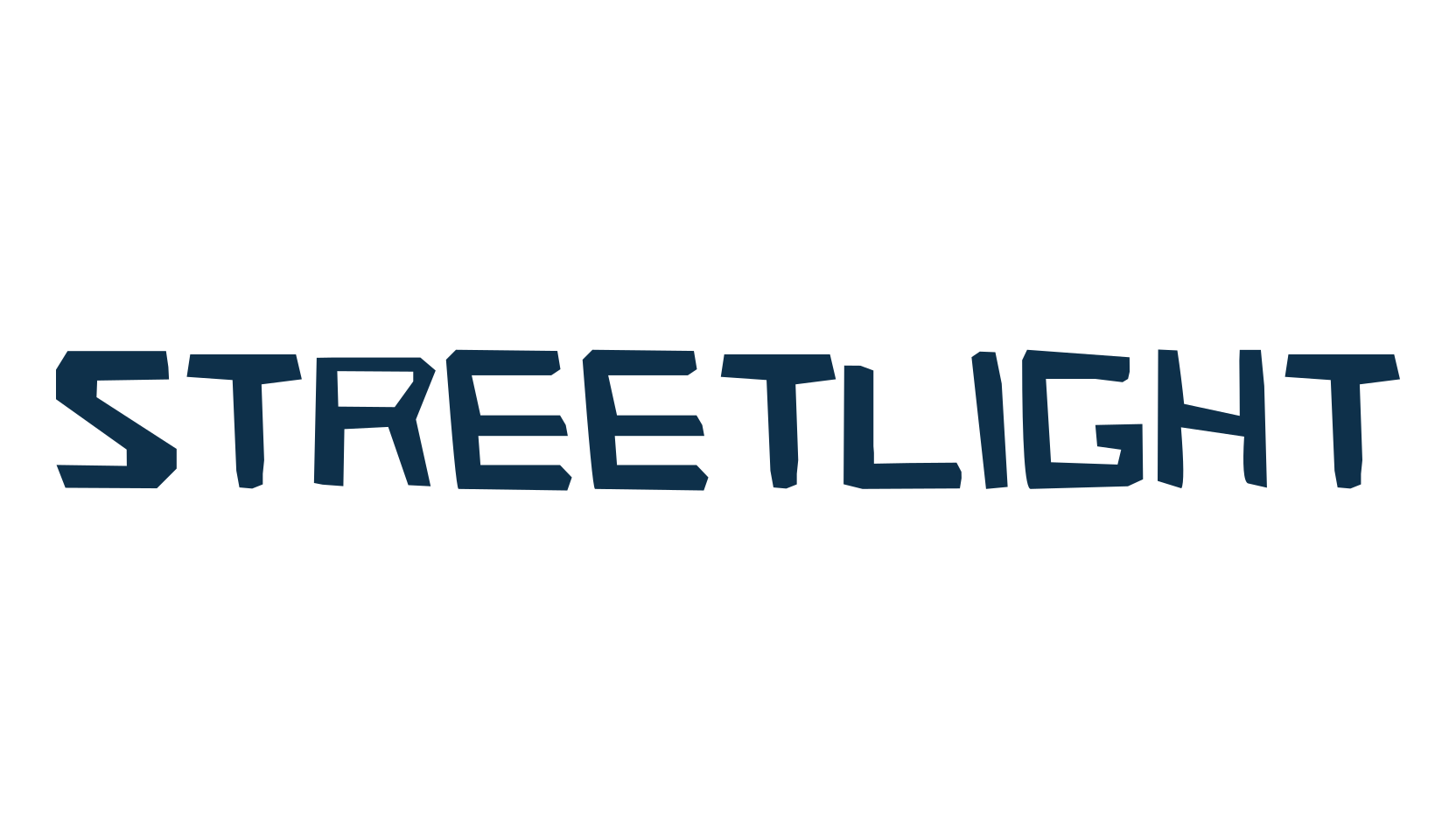 Streetlight, distorted font preview