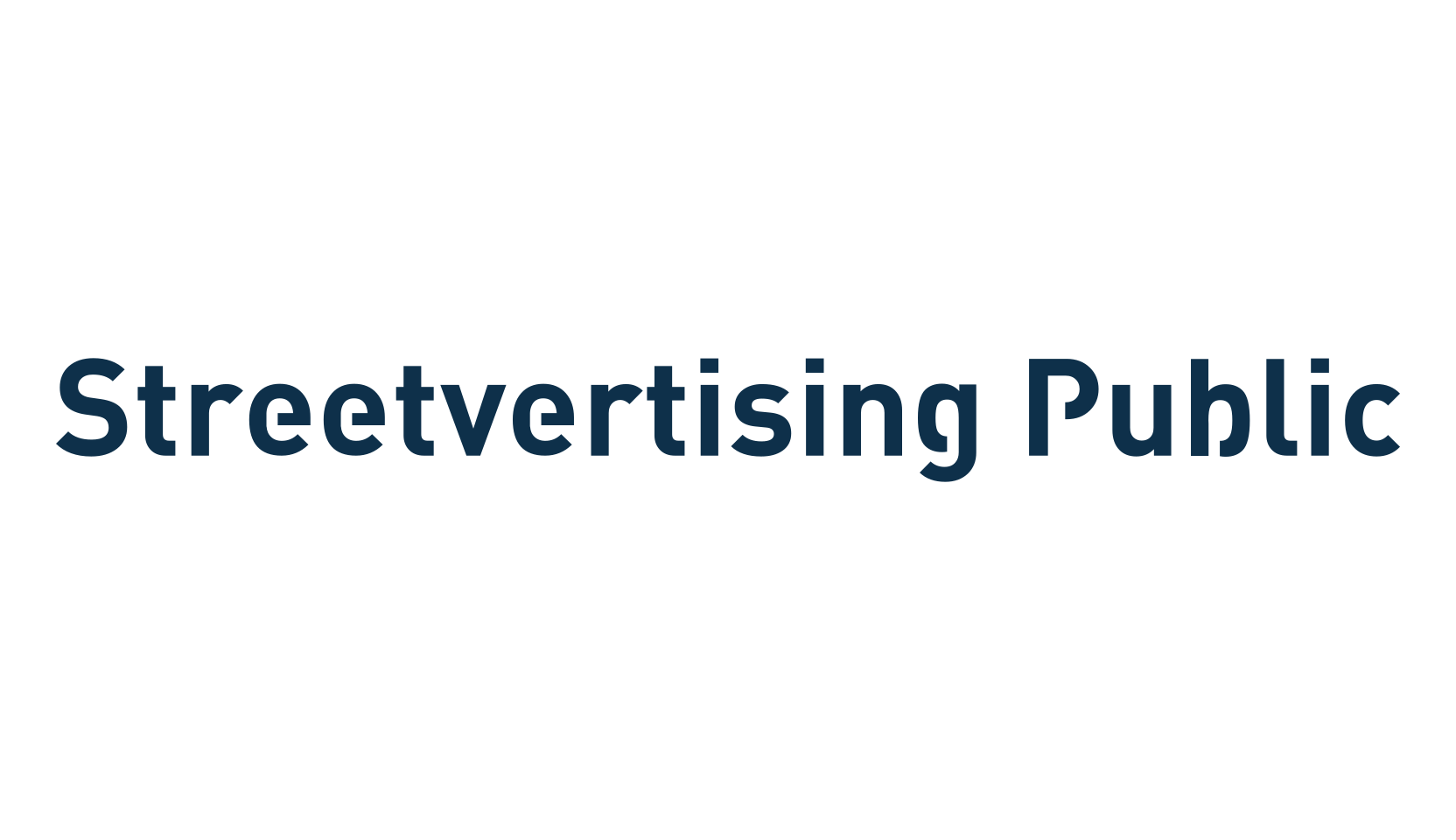 Streetvertising Public, basic sans serif font preview