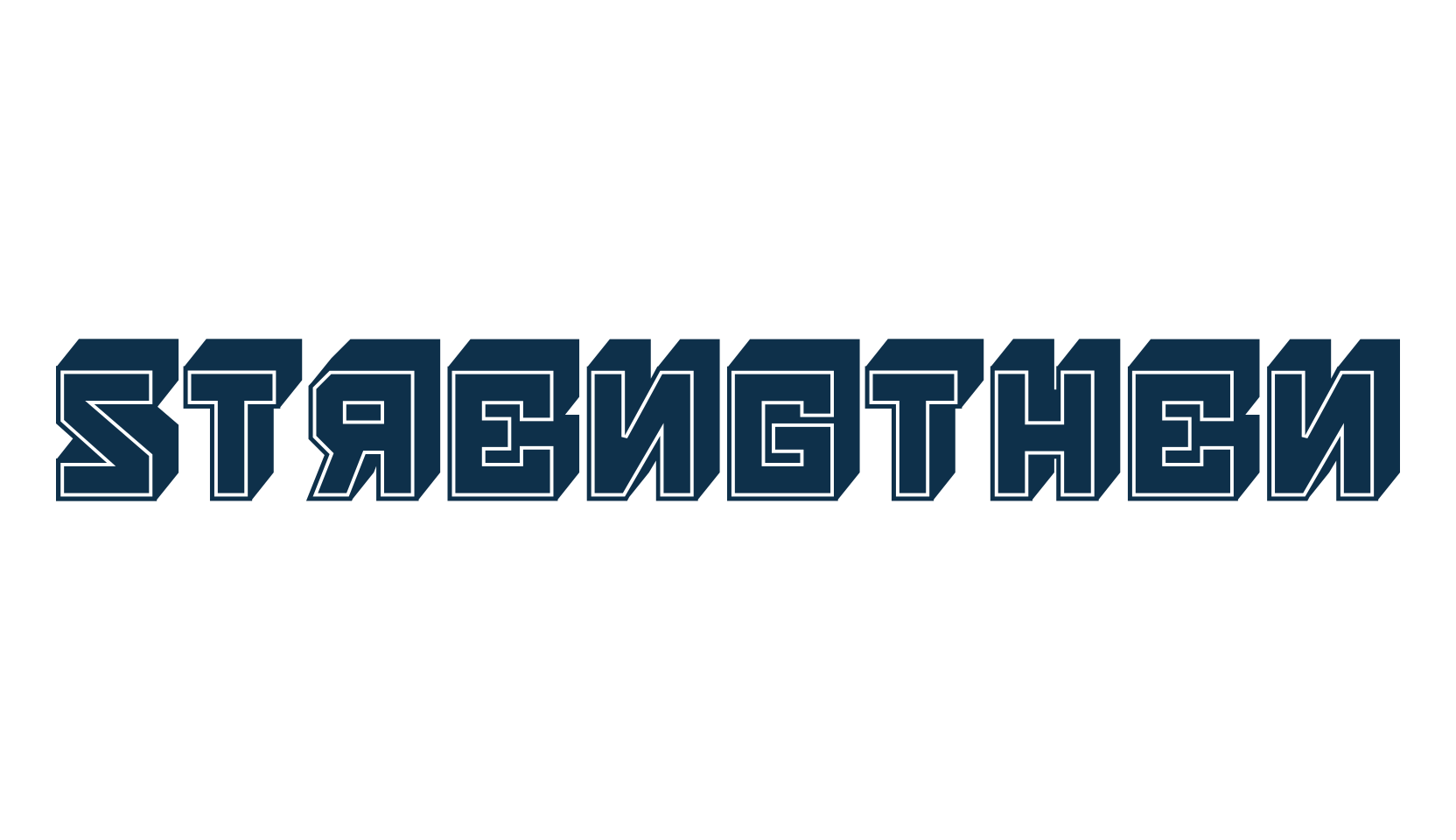 Strengthen, russian font preview