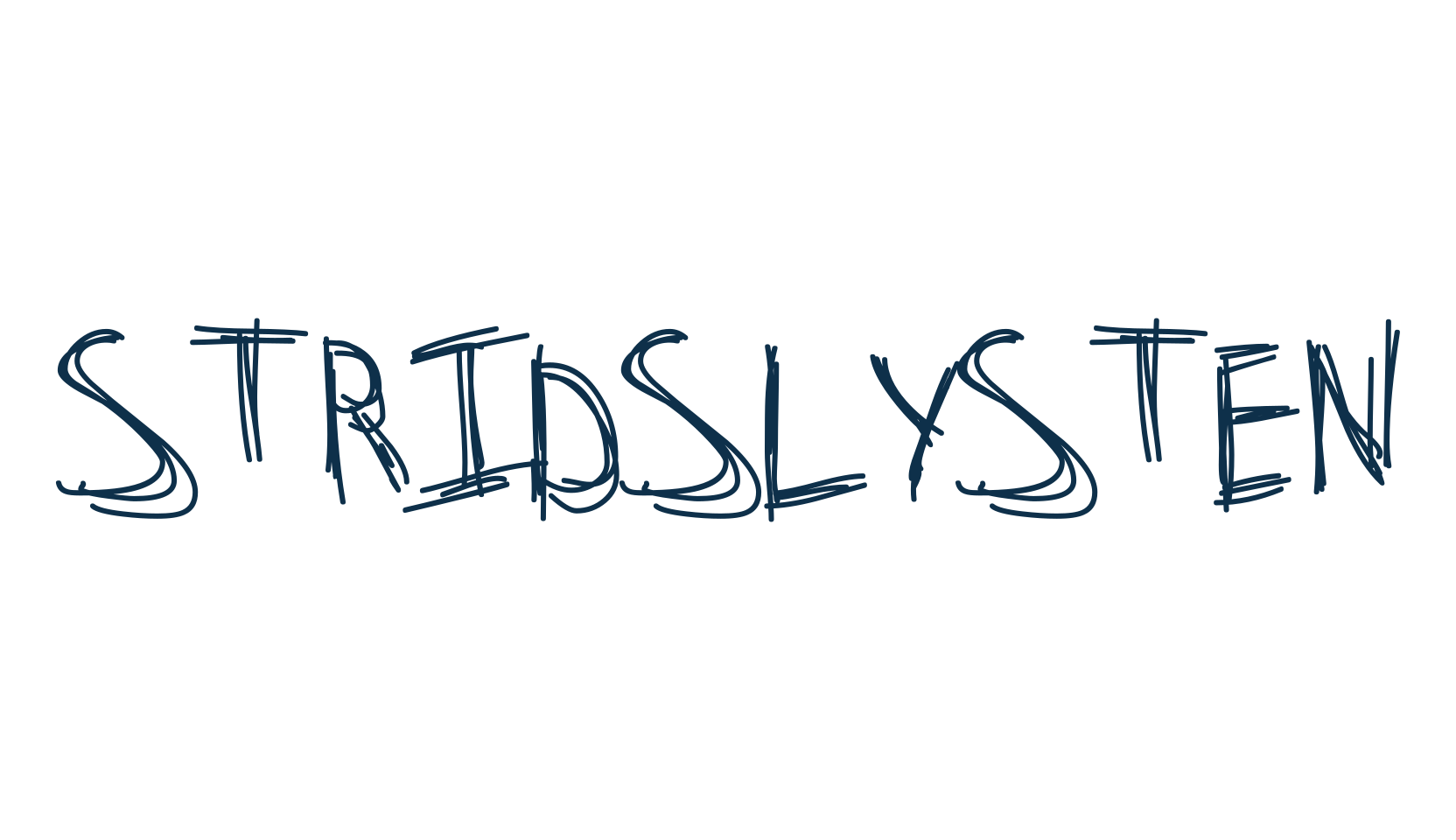 Stridslysten, script trash fancy decorative calligraphy font preview