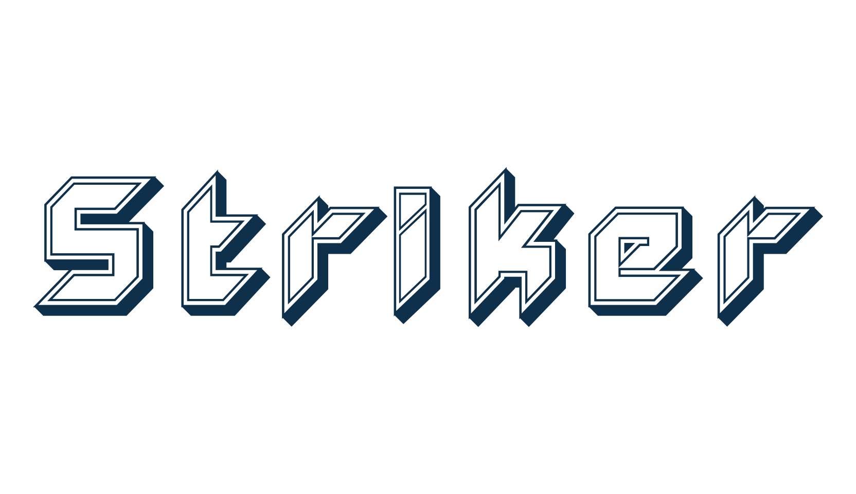 Striker (striker-2), various font preview