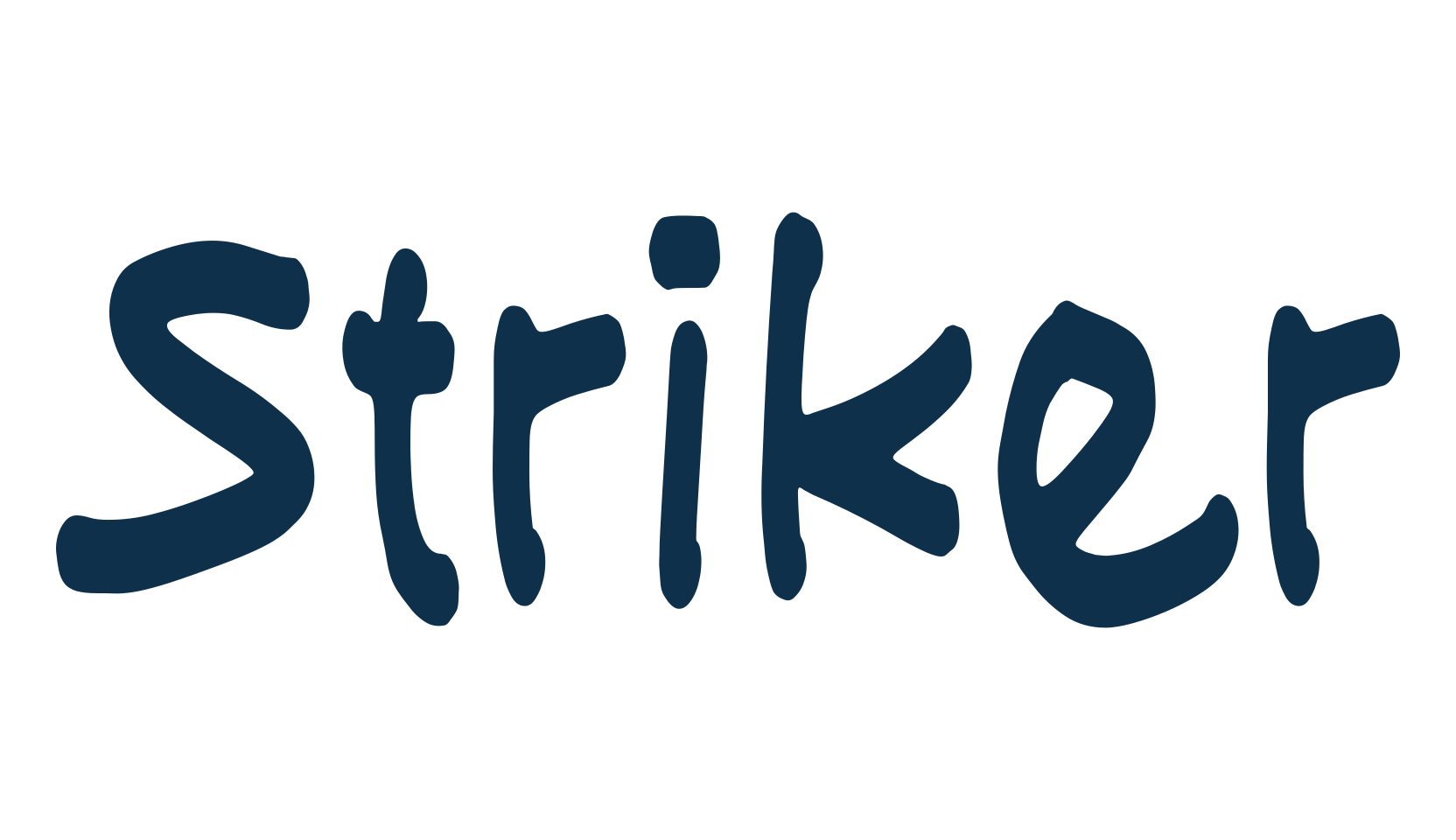 Striker (striker-3), script handwritten fancy decorative calligraphy font preview