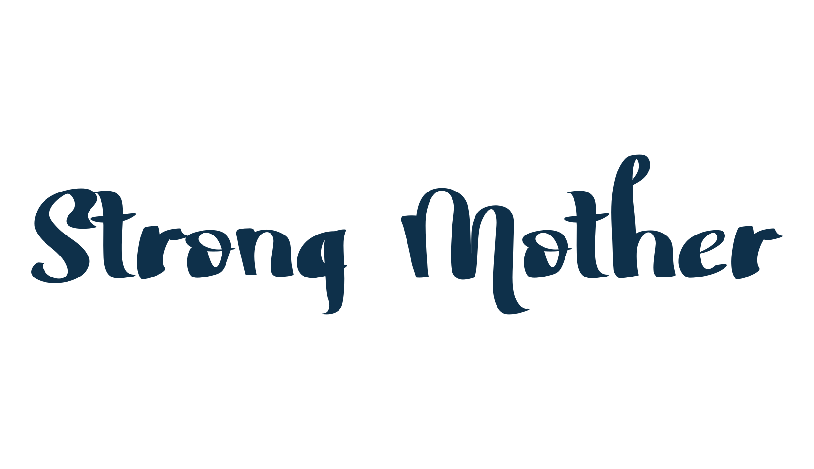 Strong Mother, fancy decorative font preview
