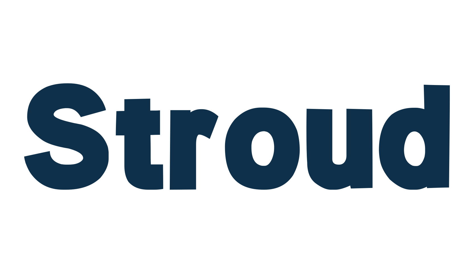 Stroud, cartoon font preview