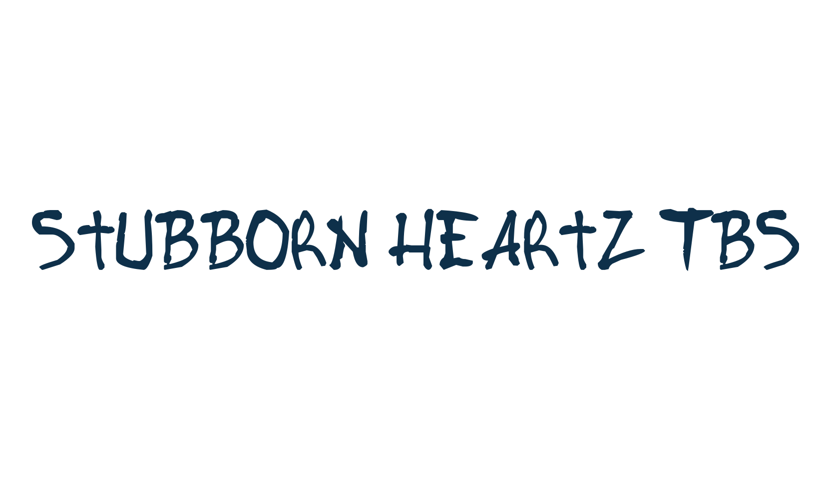Stubborn Heartz TBS, fancy various decorative script calligraphy font preview