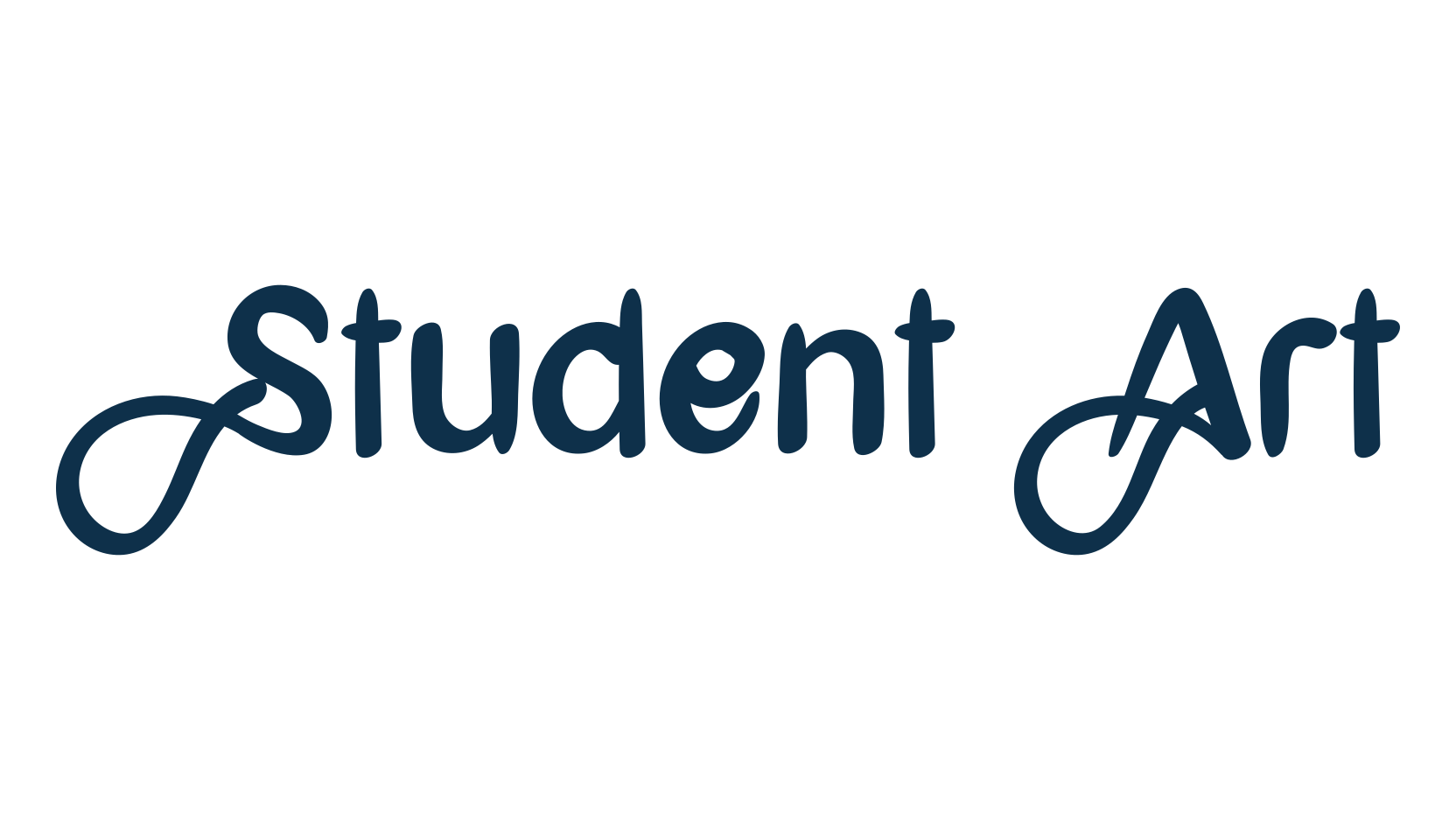 Student Art, display market font preview