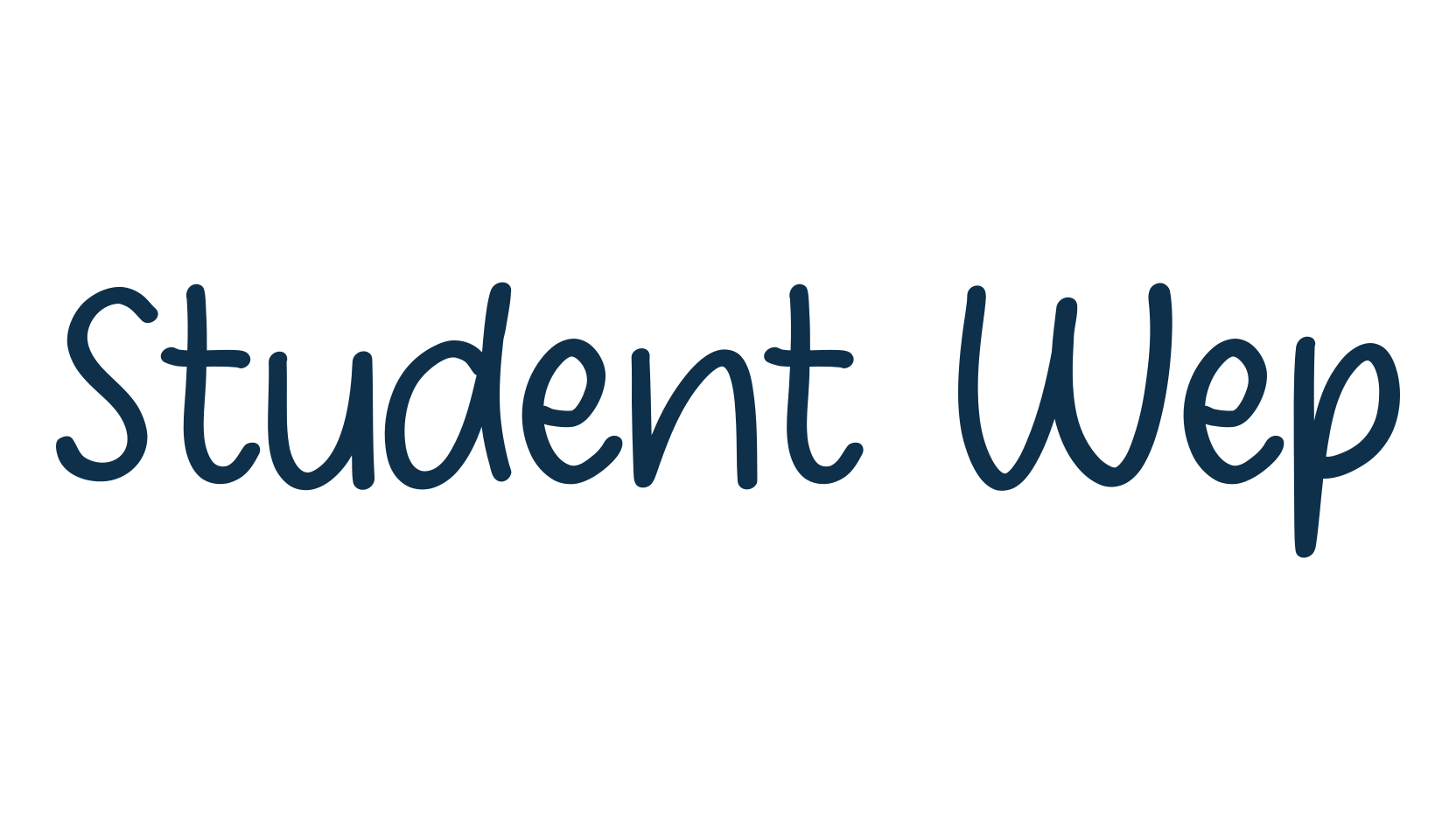 Student Wep, script handwritten fancy decorative calligraphy font preview