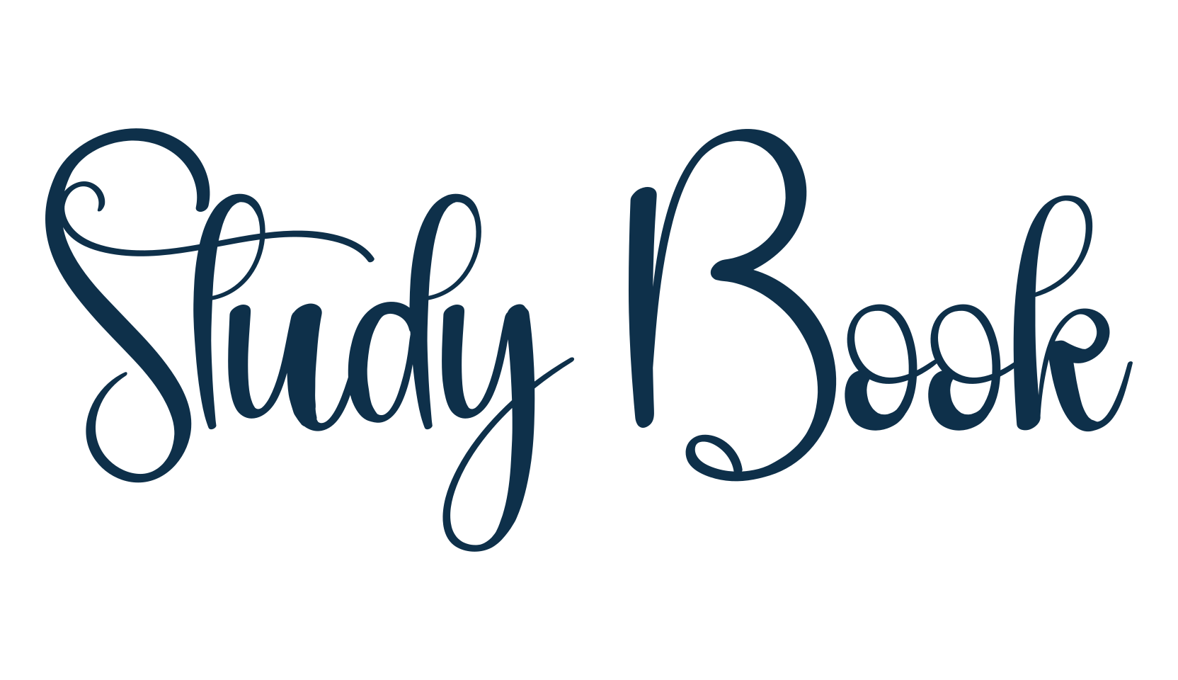 Study Book, fancy decorative font preview
