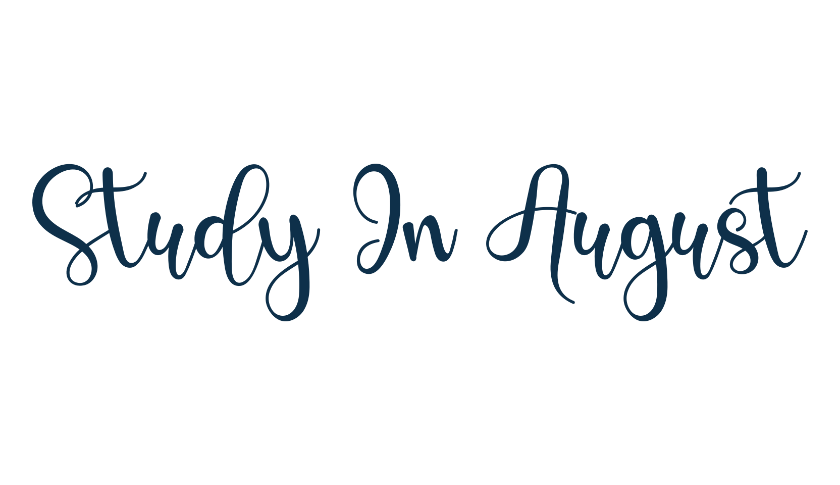 Study In August, display market font preview