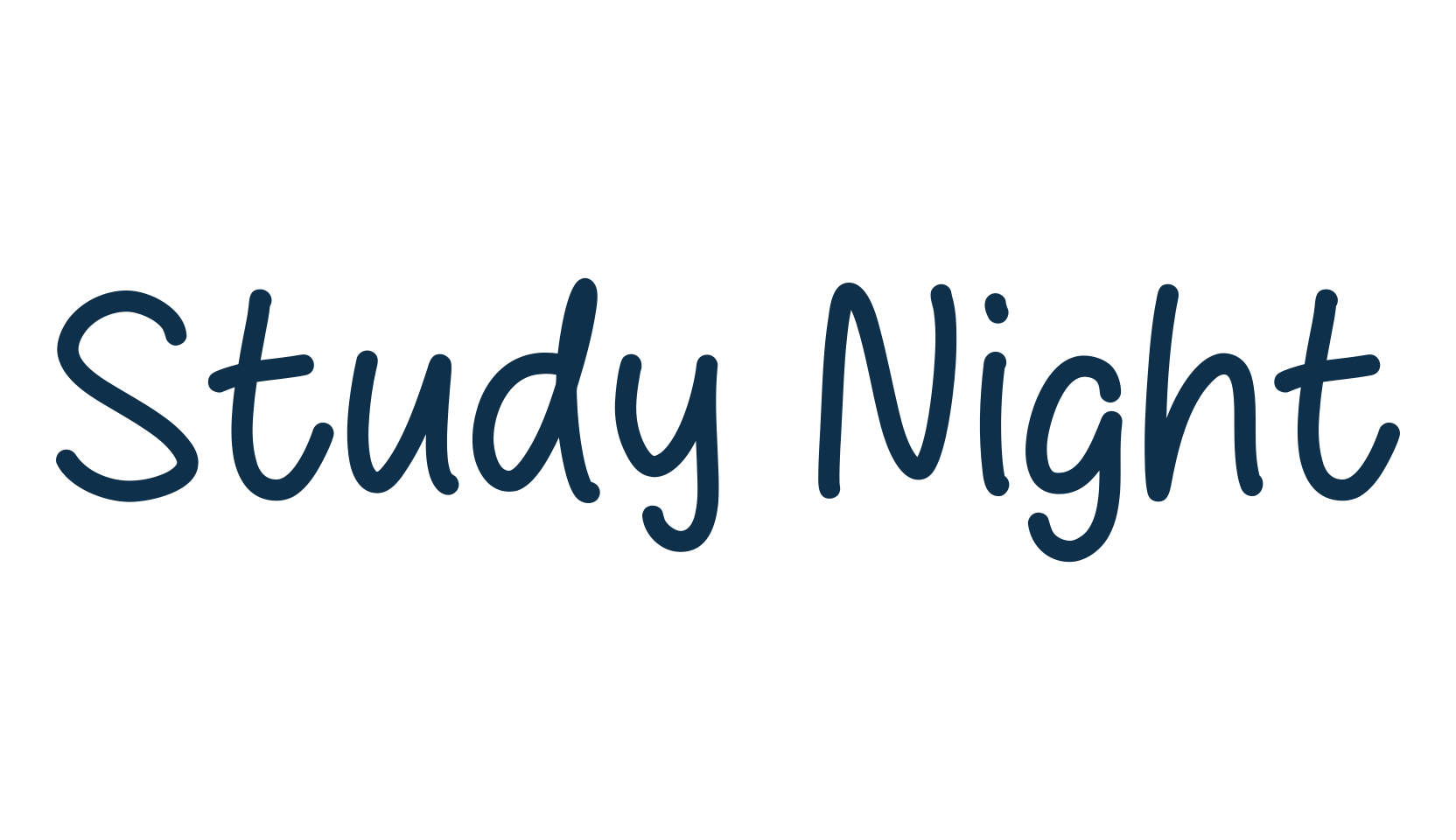 Study Night, script handwritten fancy decorative calligraphy font preview