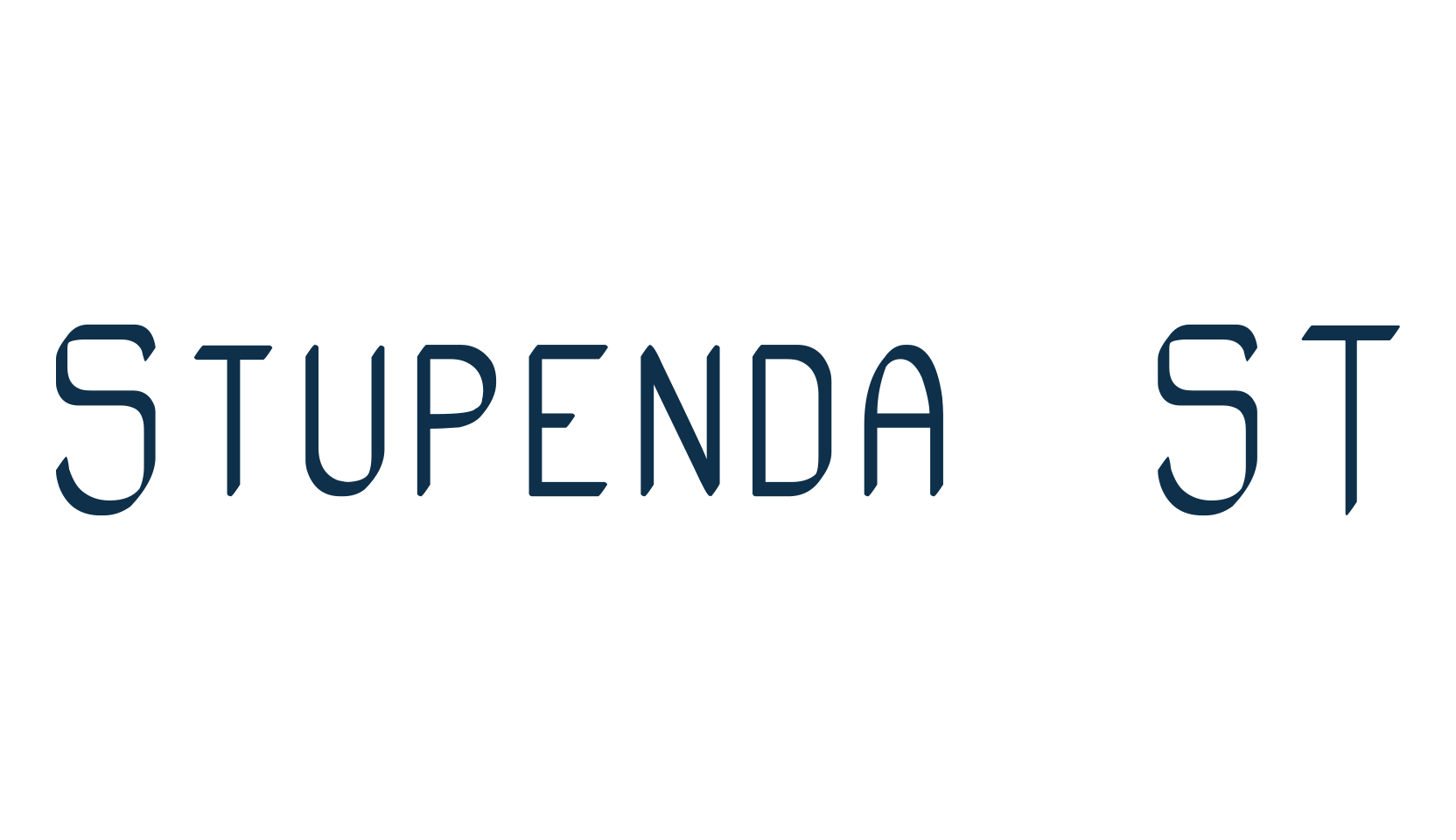 Stupenda ST, fancy various decorative font preview