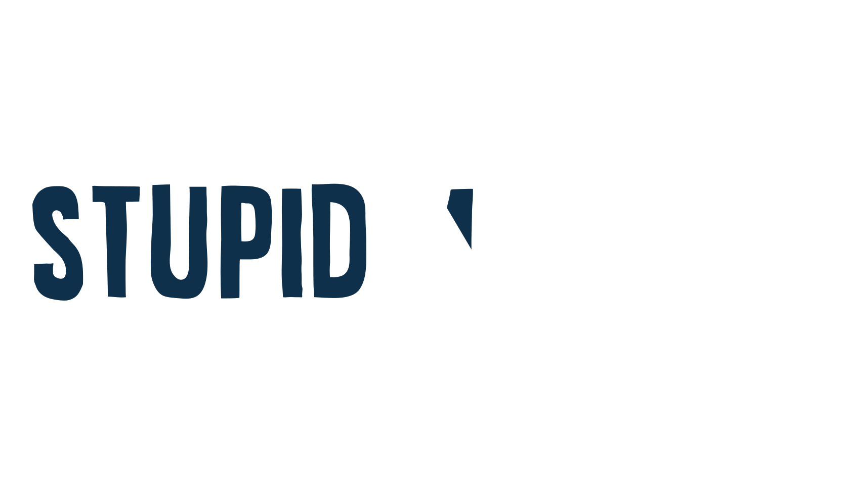 Stupid Meeting, fancy cartoon decorative font preview