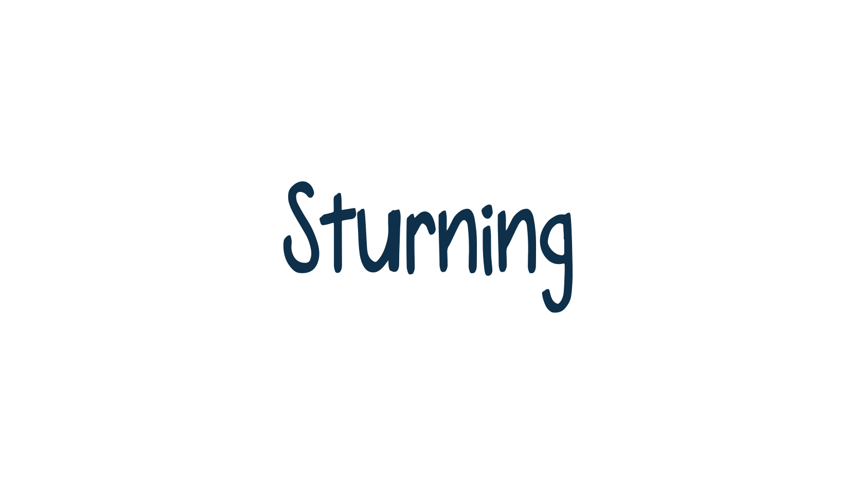 Sturning, fancy decorative font preview