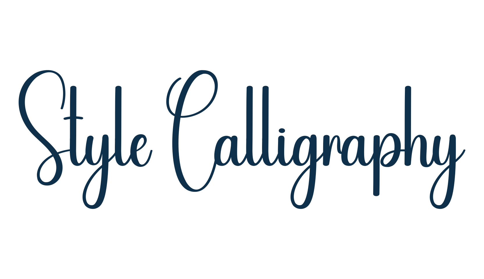 Style Calligraphy, fancy various decorative script calligraphy font preview