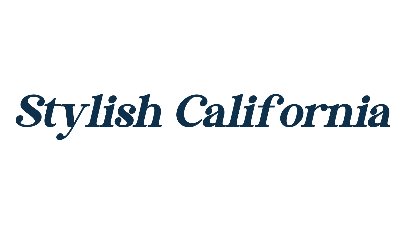 Stylish California, basic serif font preview