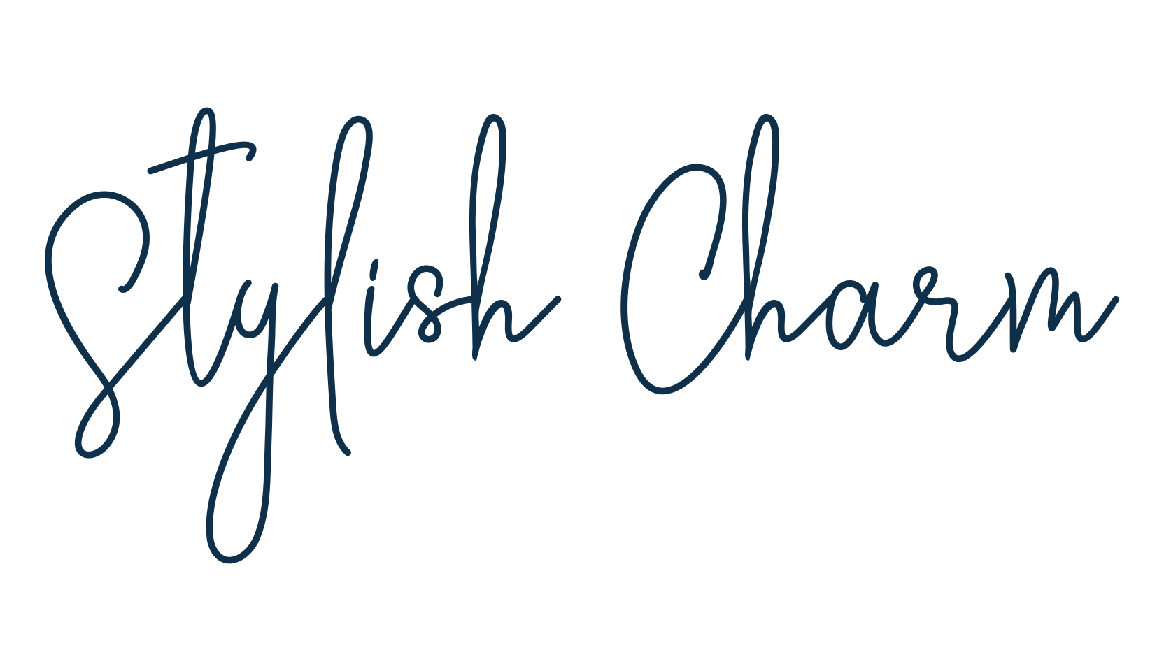 Stylish Charm, script handwritten fancy decorative calligraphy font preview