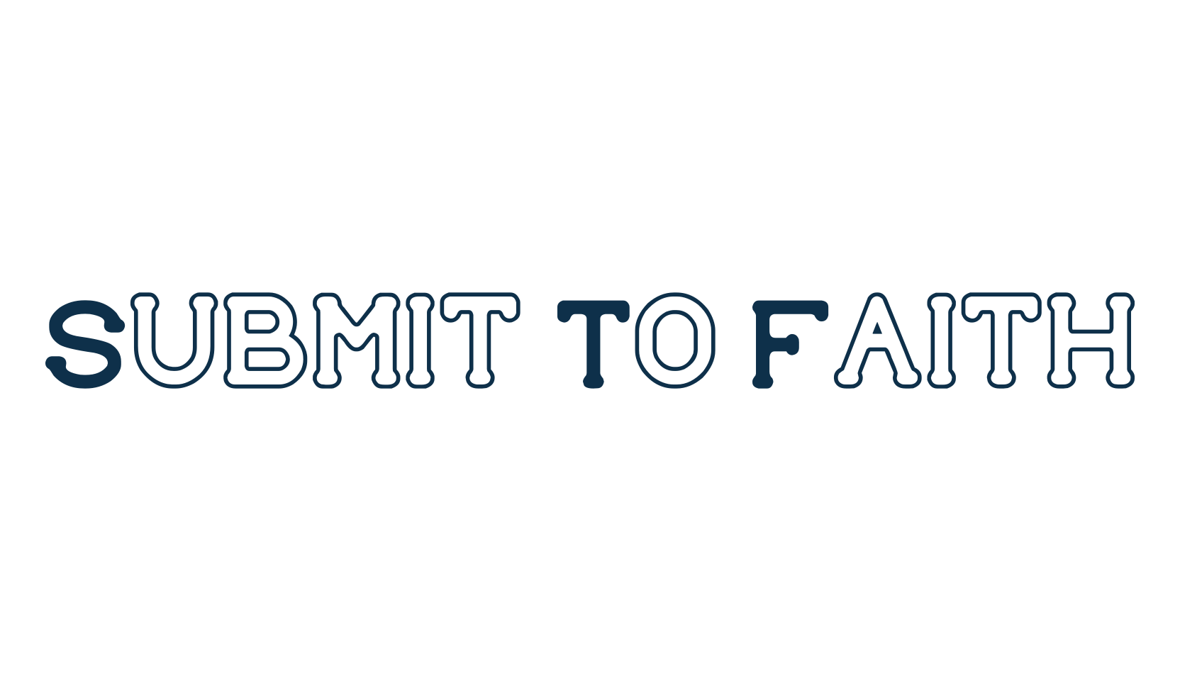 Submit To Faith, fancy various decorative font preview