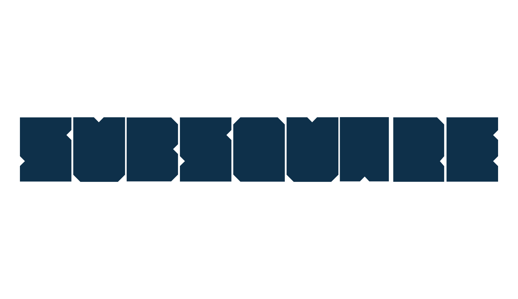 SubSquare, square font preview