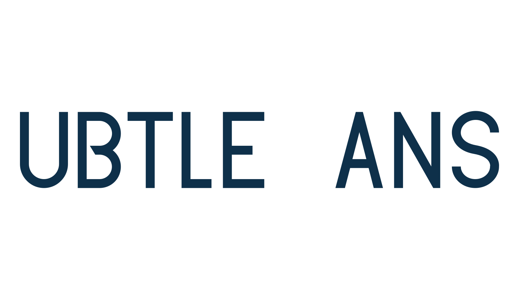 Subtle Sans, basic sans serif font preview