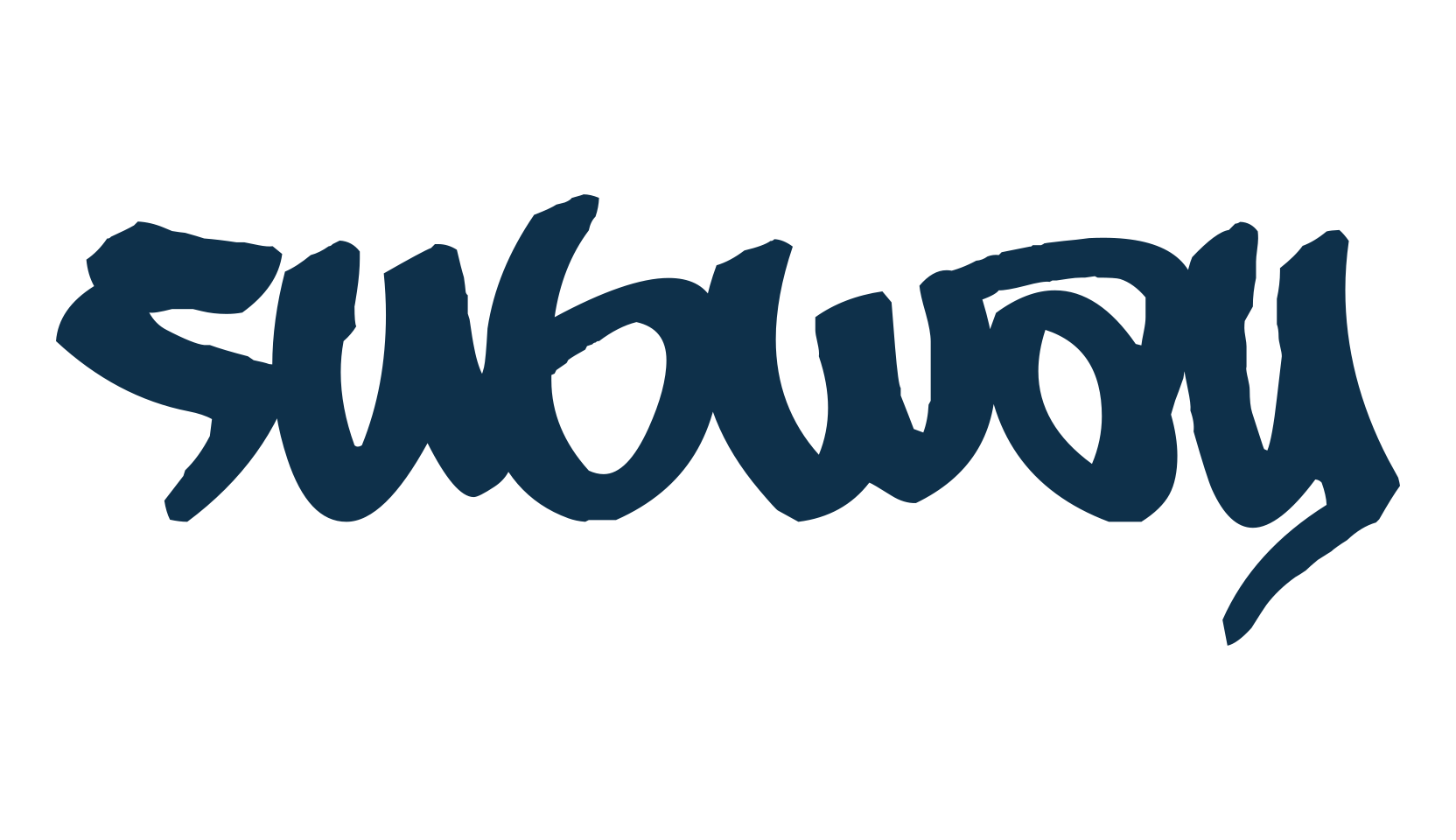Subway (subway), script graffiti fancy decorative calligraphy font preview