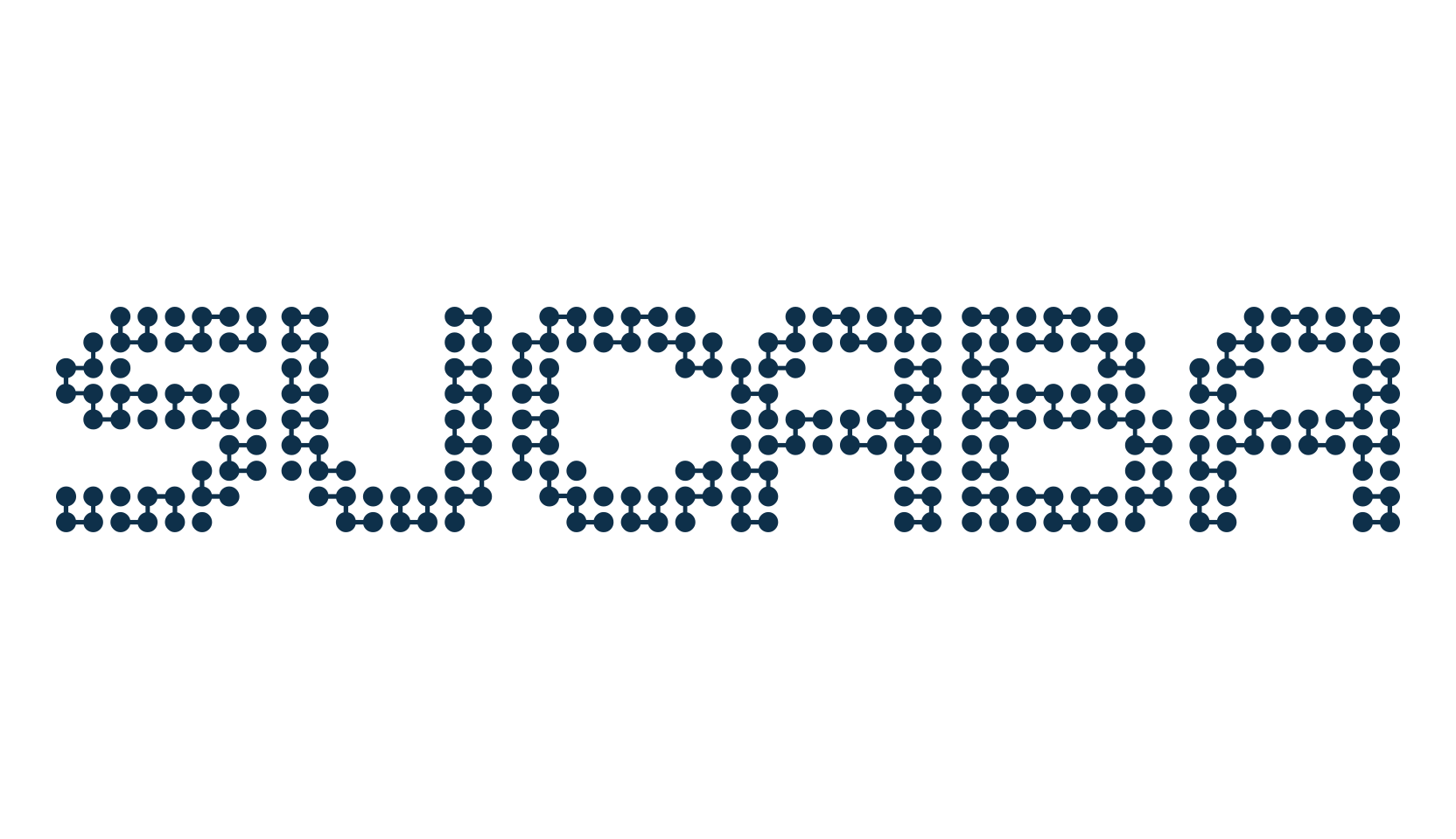 Sucaba, techno lcd sci-fi font preview