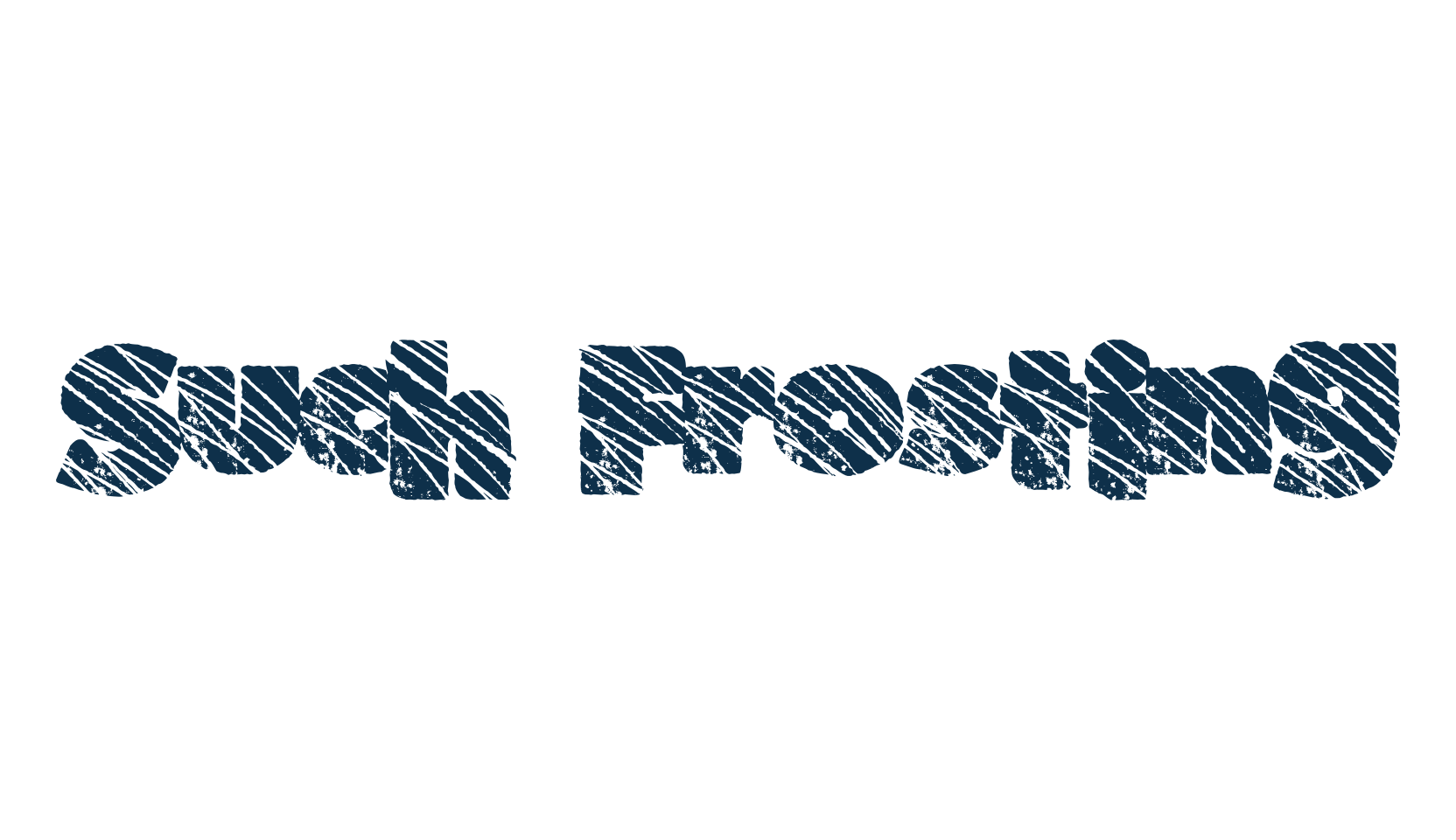 Such Frosting, distorted font preview