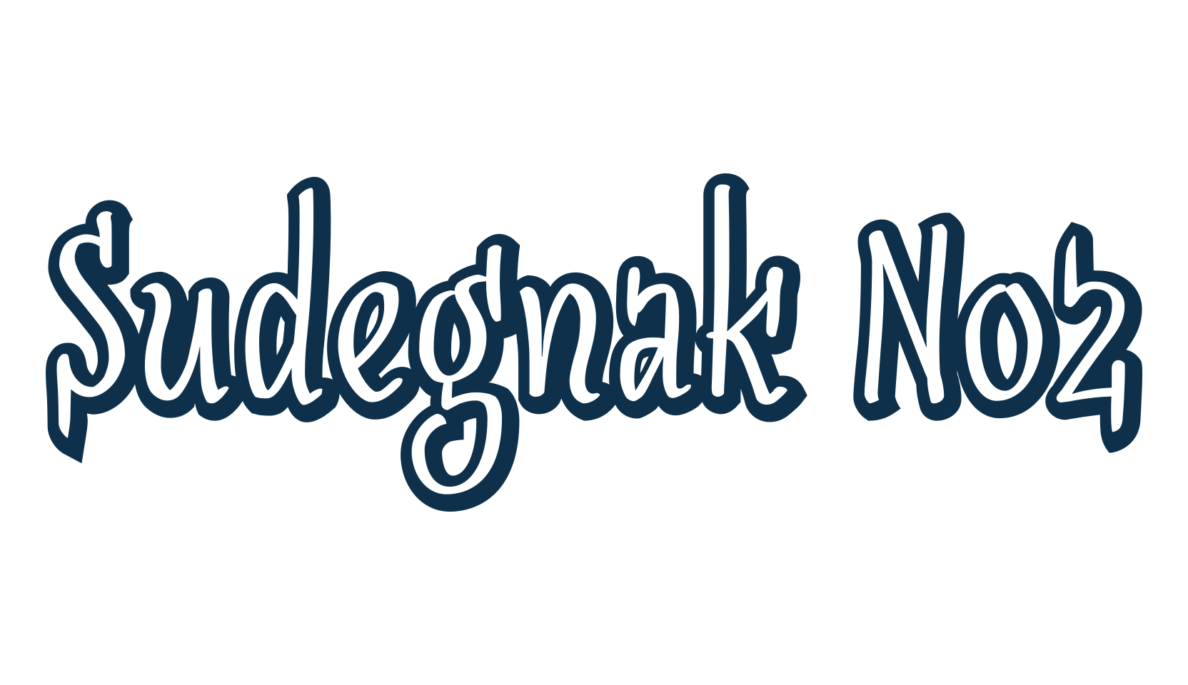 Sudegnak No2, various font preview