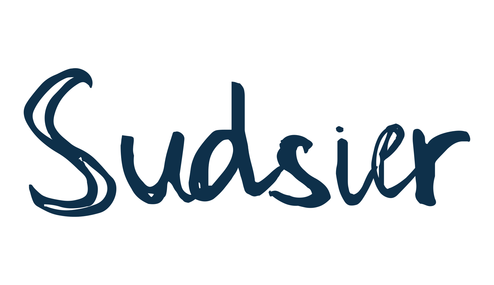 Sudsier, trash font preview