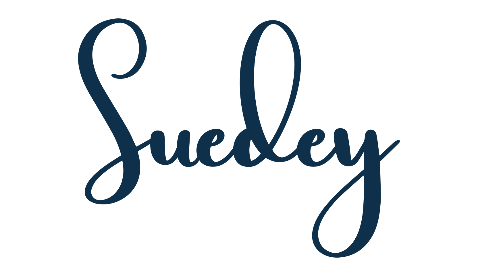 Suedey, script calligraphy fancy decorative font preview