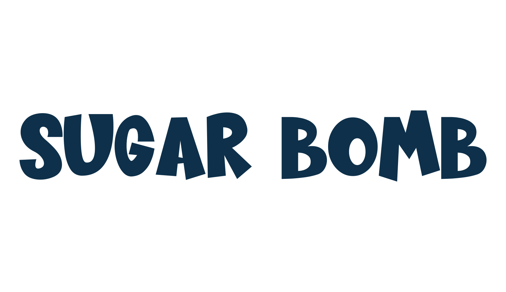Sugar Bomb, fancy cartoon decorative font preview