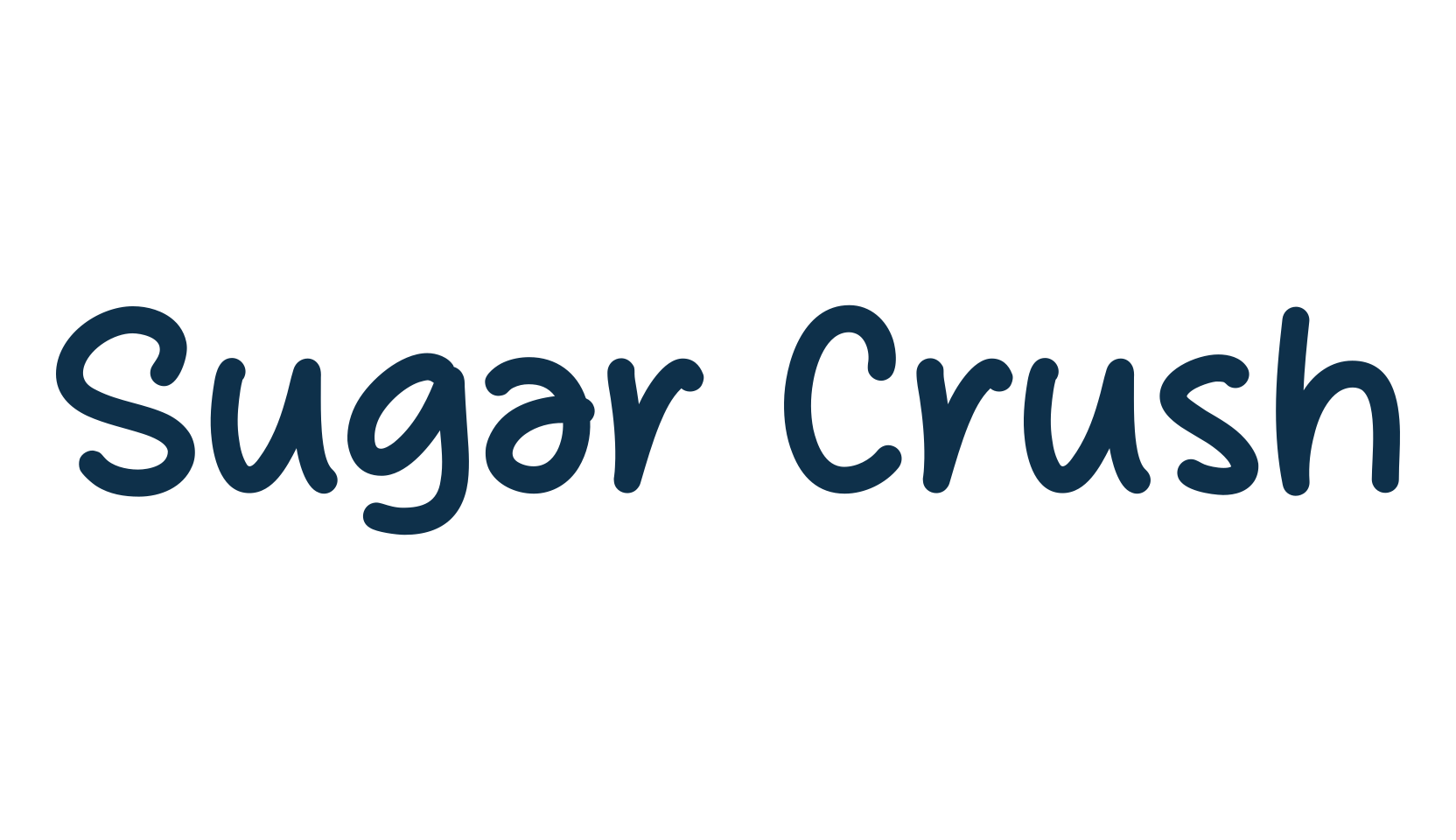 Sugar Crush, script handwritten fancy decorative calligraphy font preview